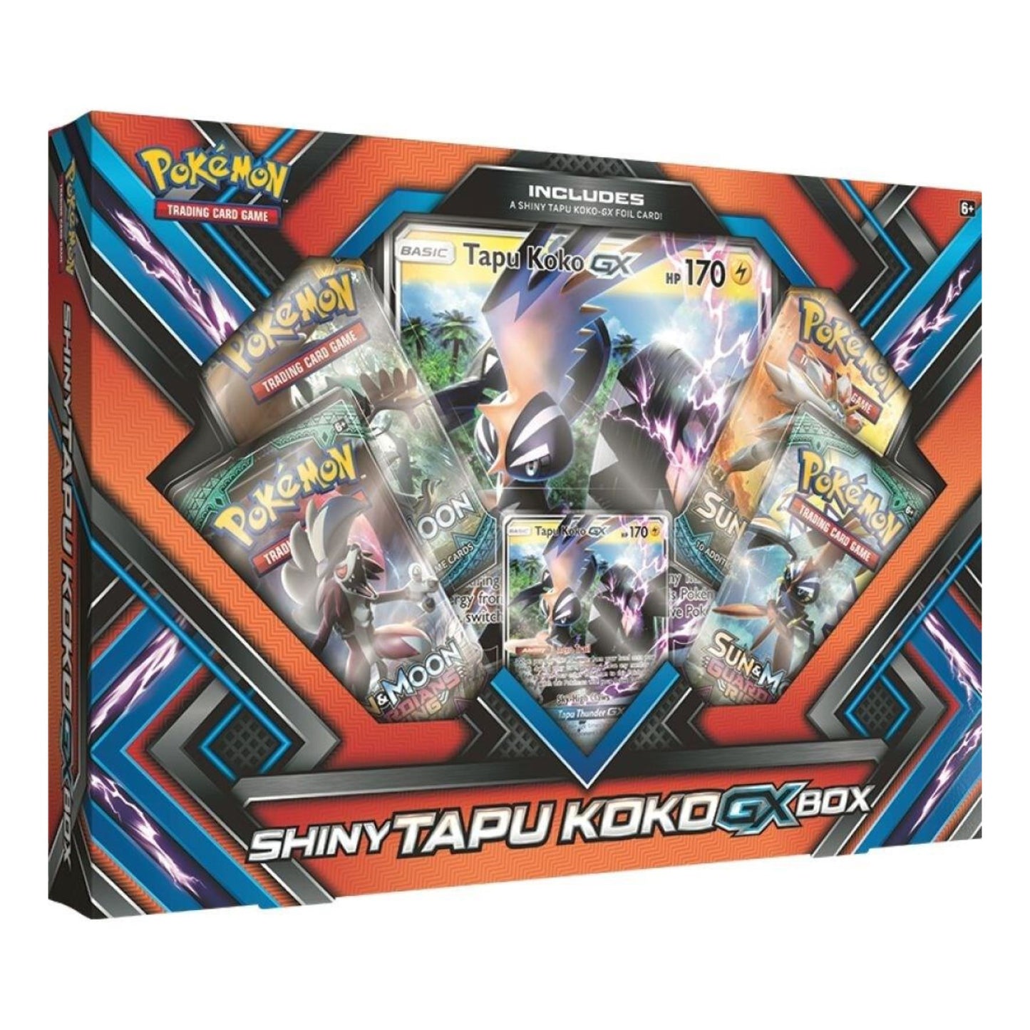 Pokemon Guardians Rising Shiny Tapu Koko GX Box - Trading Card Market