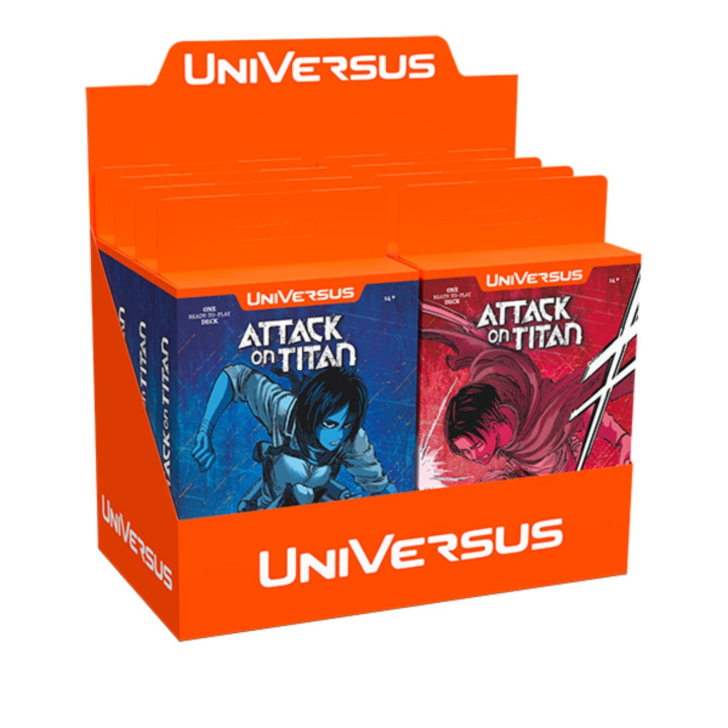 UniVersus Attack on Titan Battle For Humanity Clash Deck Display (8 Decks) - Trading Card Market