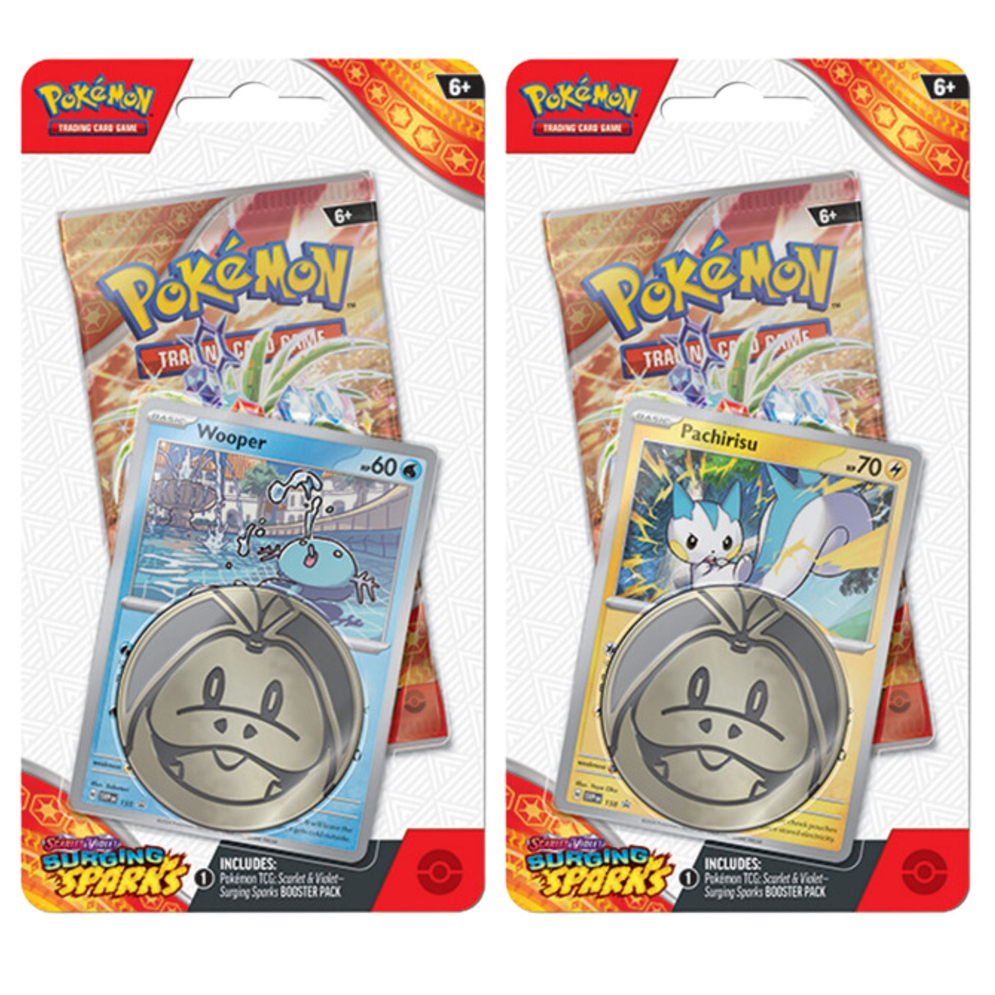 Pokemon Scarlet & Violet Surging Sparks Checklane Blister Pack Trading Card Market Pokemon Scarlet & Violet Surging Sparks Checklane Blister Pack Trading Card Market