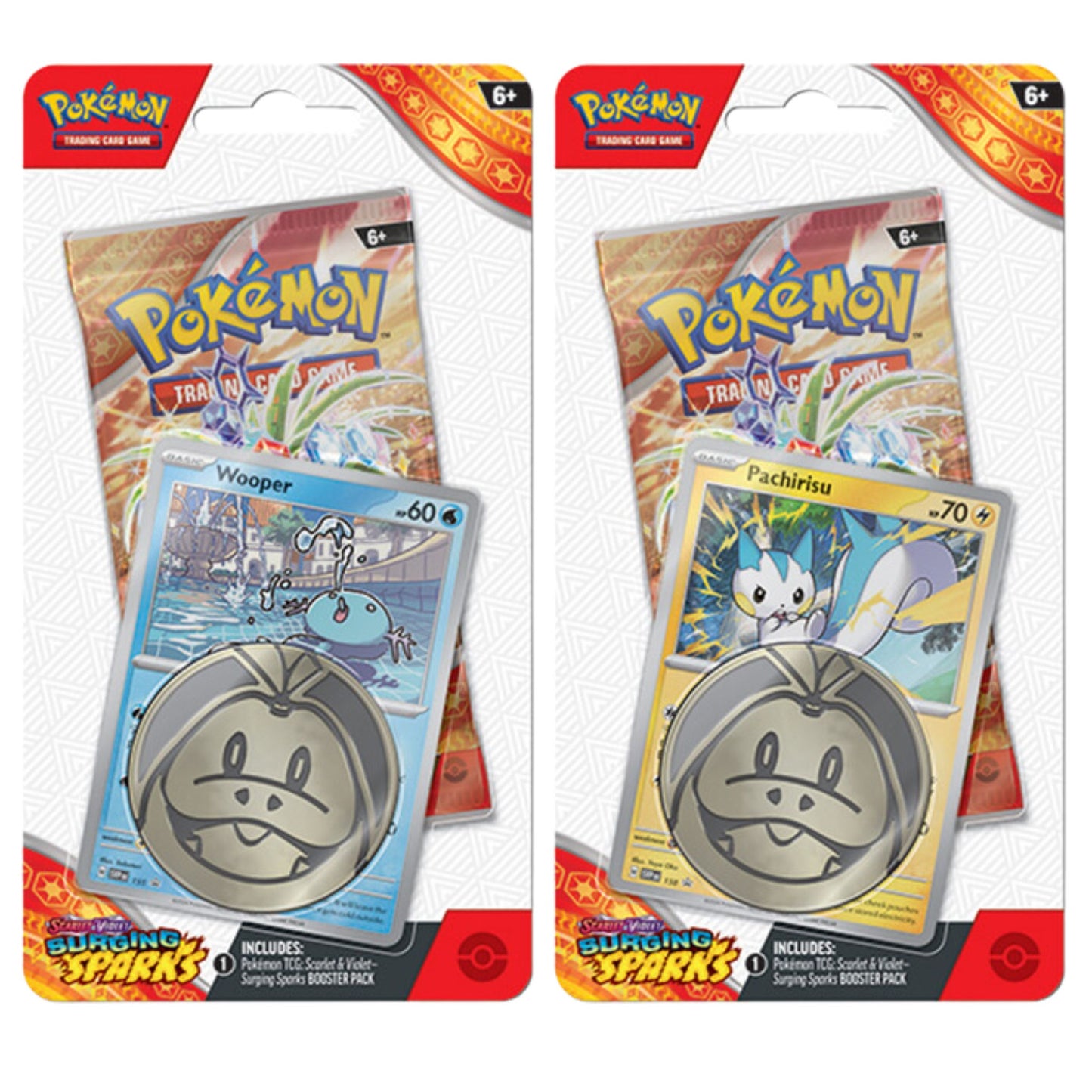 Pokemon Scarlet & Violet Surging Sparks Checklane Blister Pack - Trading Card Market