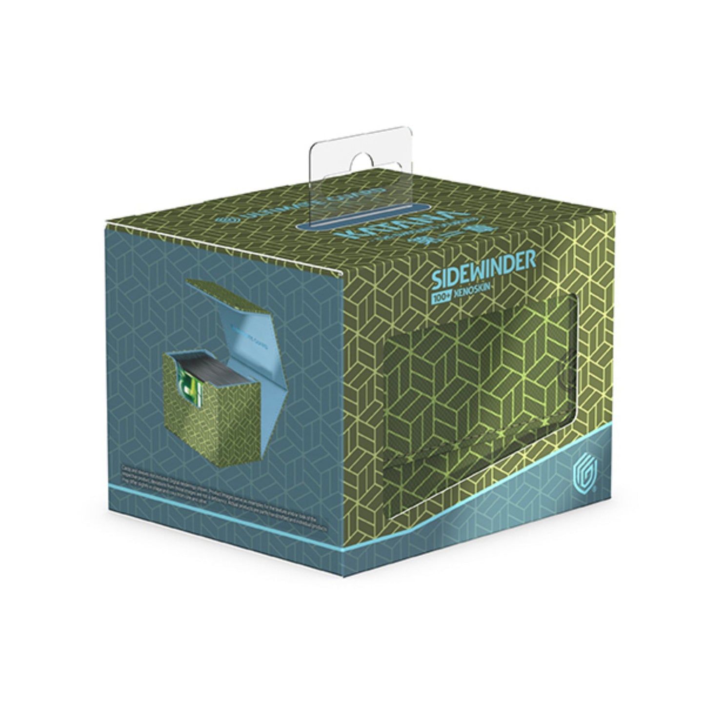 Ultimate Guard Deck Case Shogun’s Journey Green & Light Blue - Trading Card Market