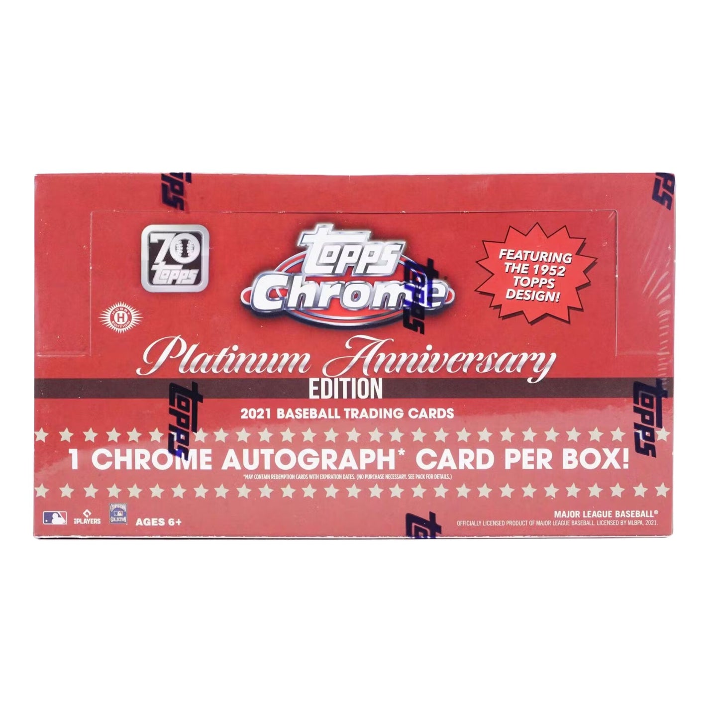 2021 Topps Chrome Platinum Anniversary Baseball Hobby Box - Trading Card Market