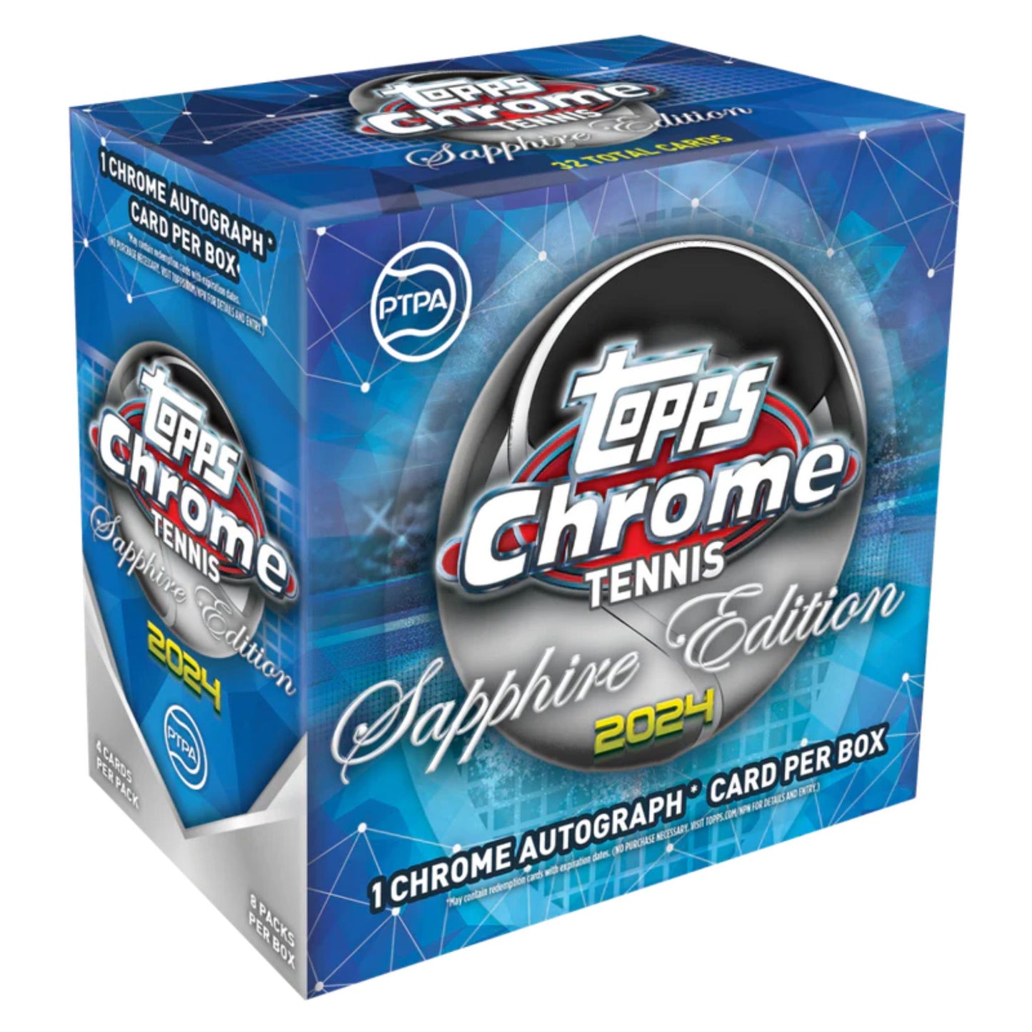 2024 Topps Chrome Tennis Sapphire Edition Box - Trading Card Market