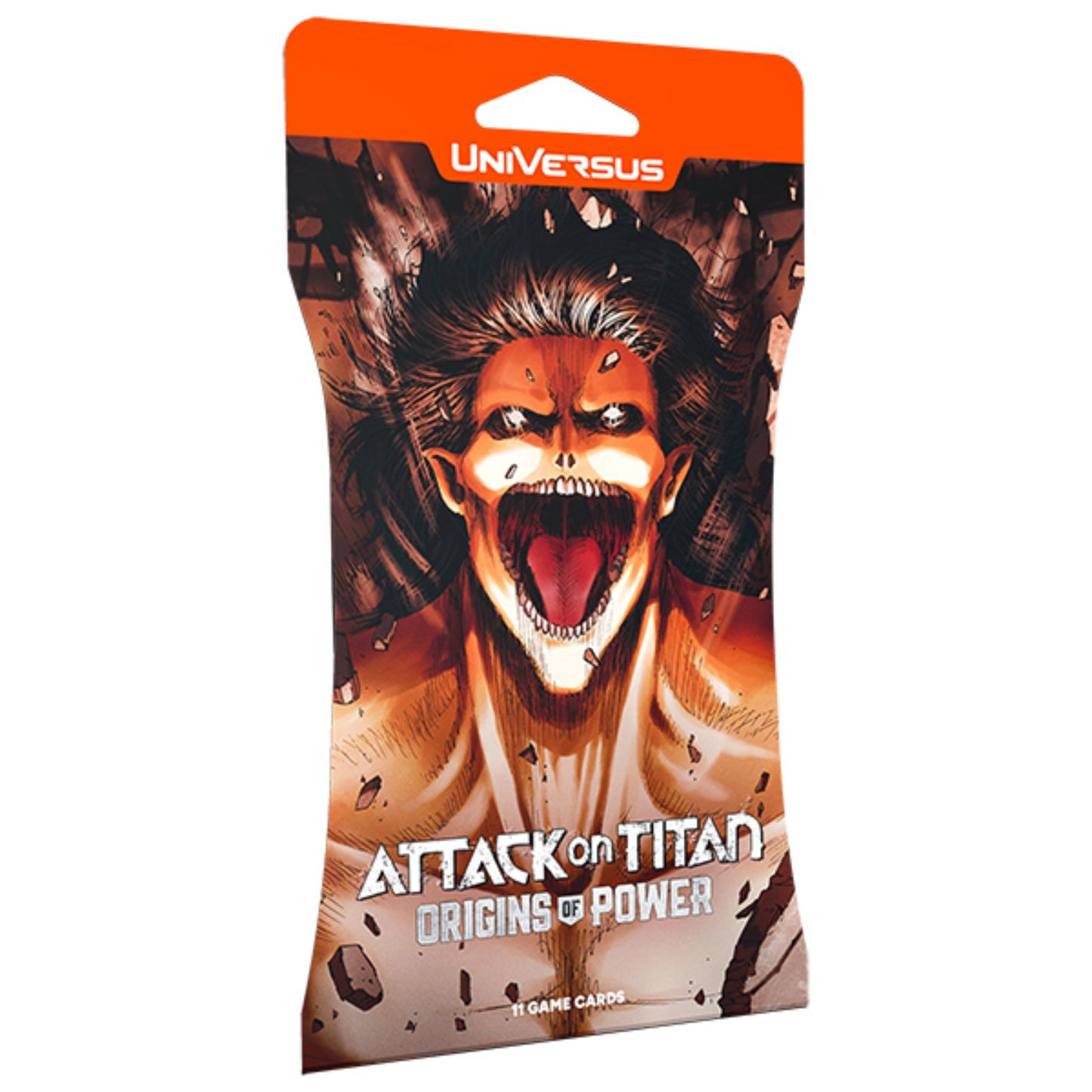 UniVersus Attack on Titan Origins of Power Hanging Booster Pack - Trading Card Market