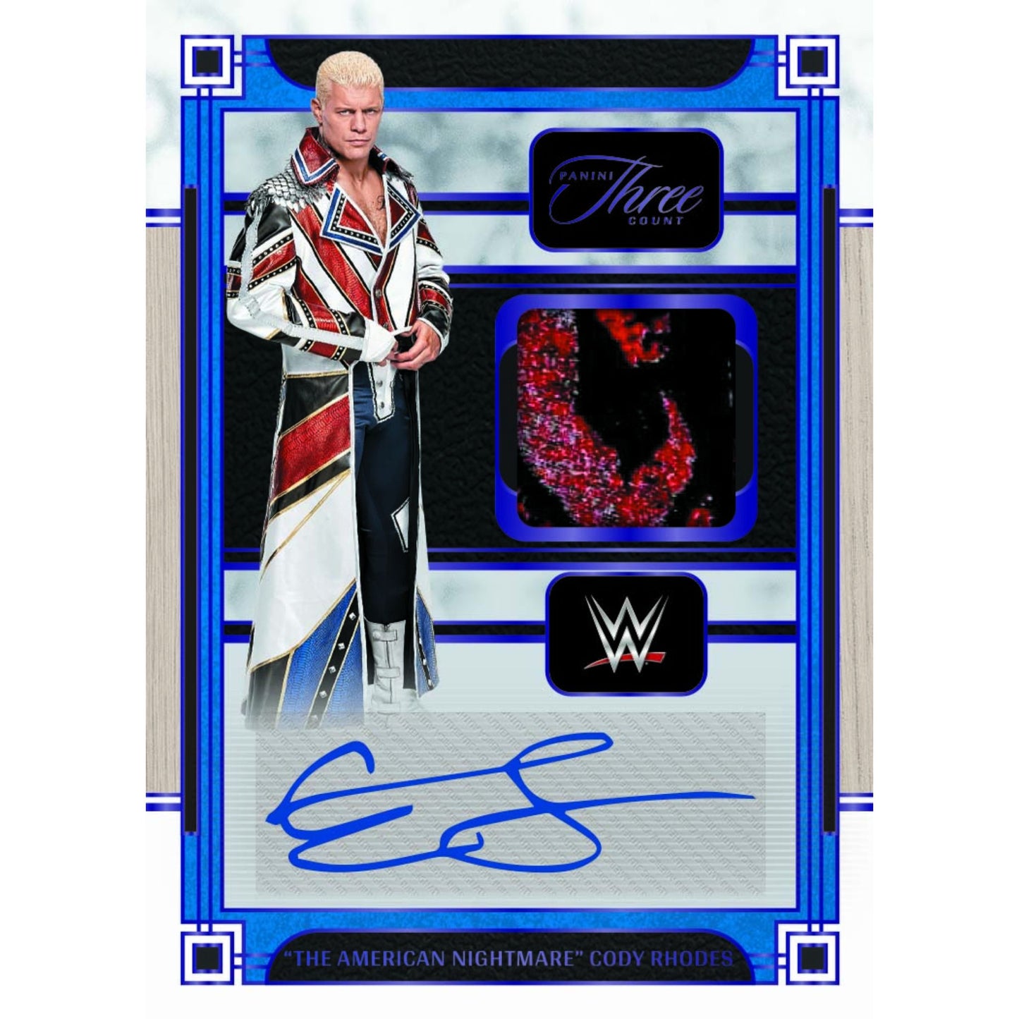 2024 Panini Three Count WWE Wrestling Cards - The American Nightmare Cody Rhodes