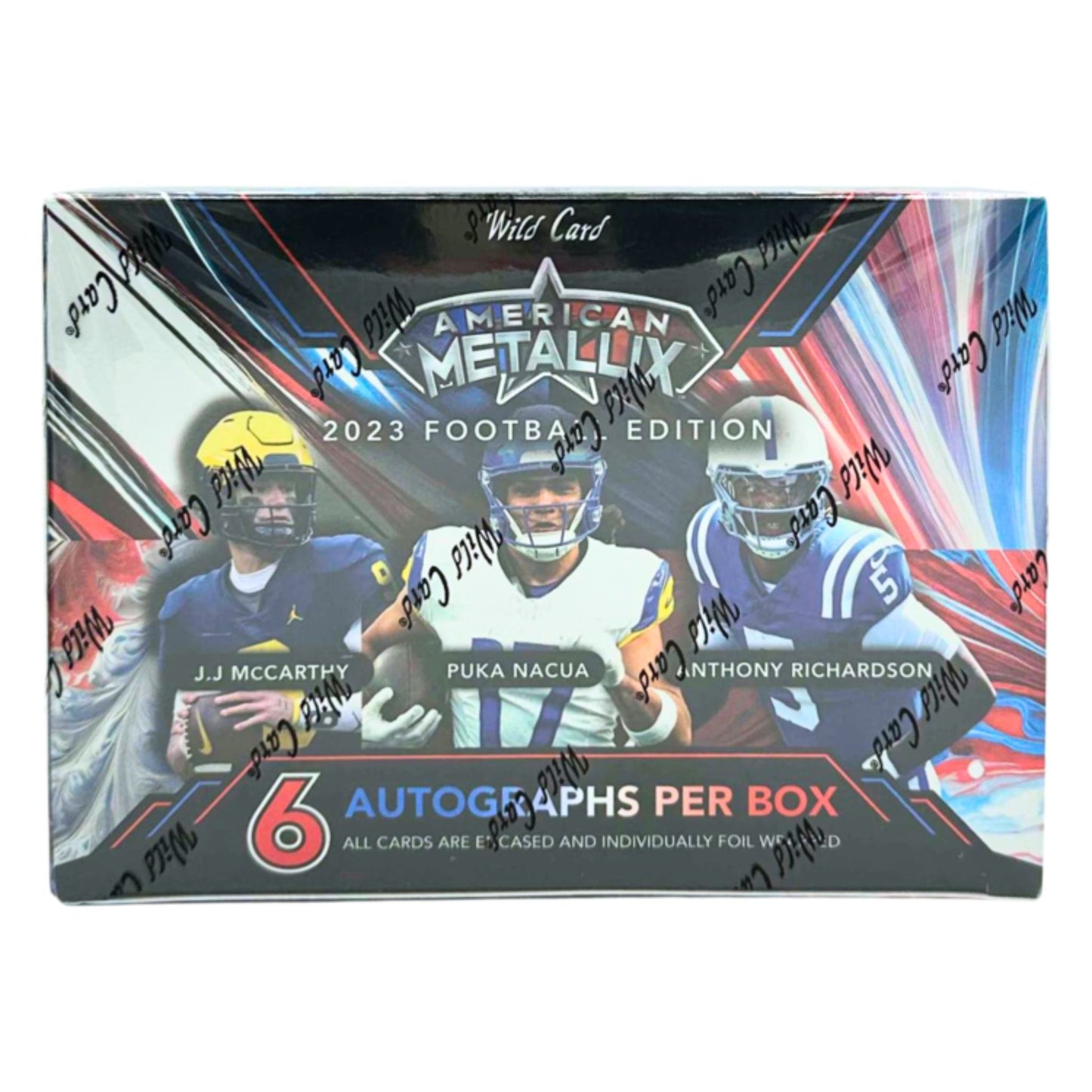 2023 Wild Card American Metallix Football Hobby Box - Trading Card Market