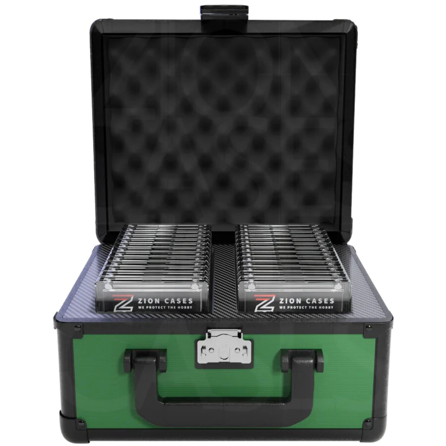 Zion Slab Case 2 Row (Lime Green) - Trading Card Market