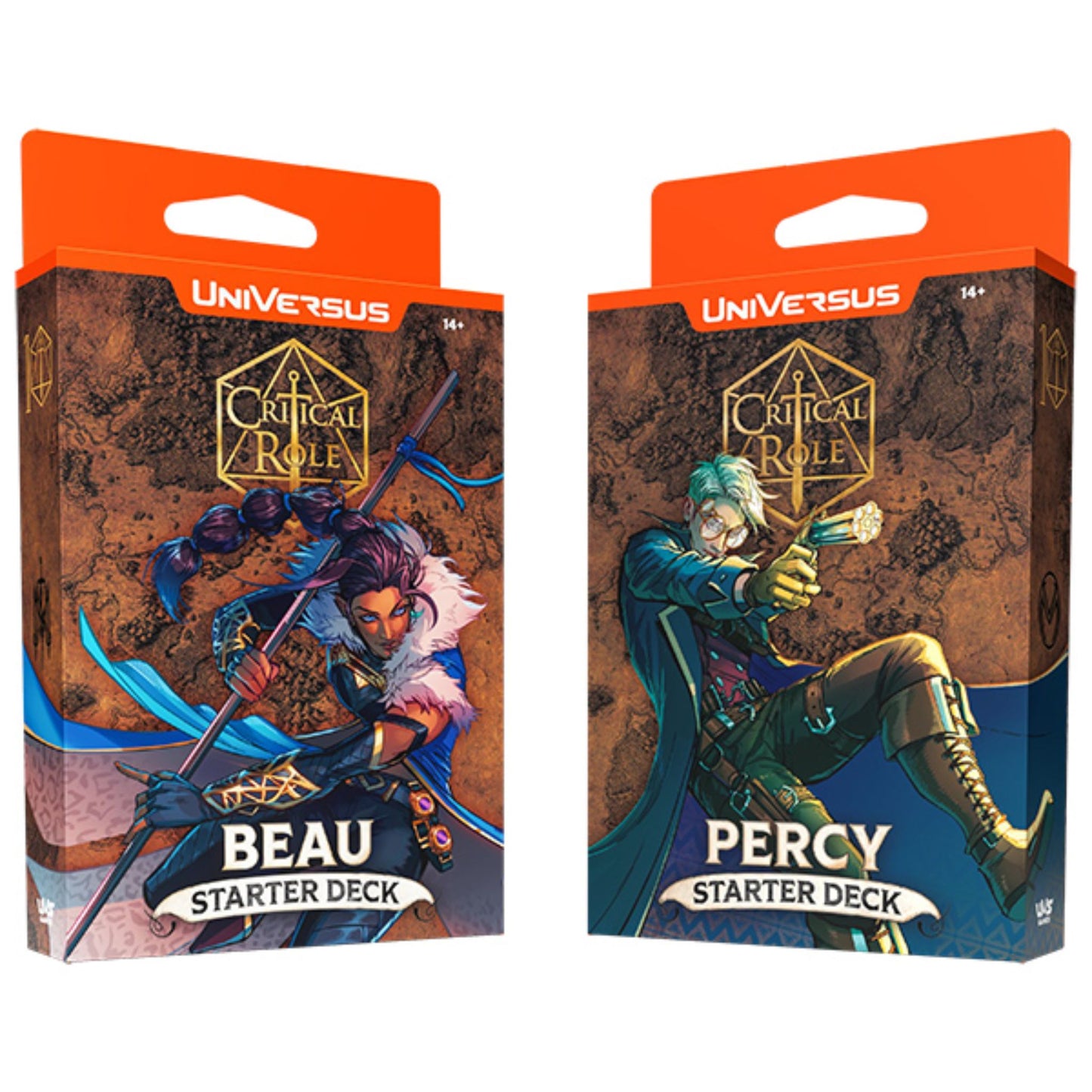 UniVersus Critical Role Heroes of Exandria Beau & Percy Starter Deck Display (8 Decks)