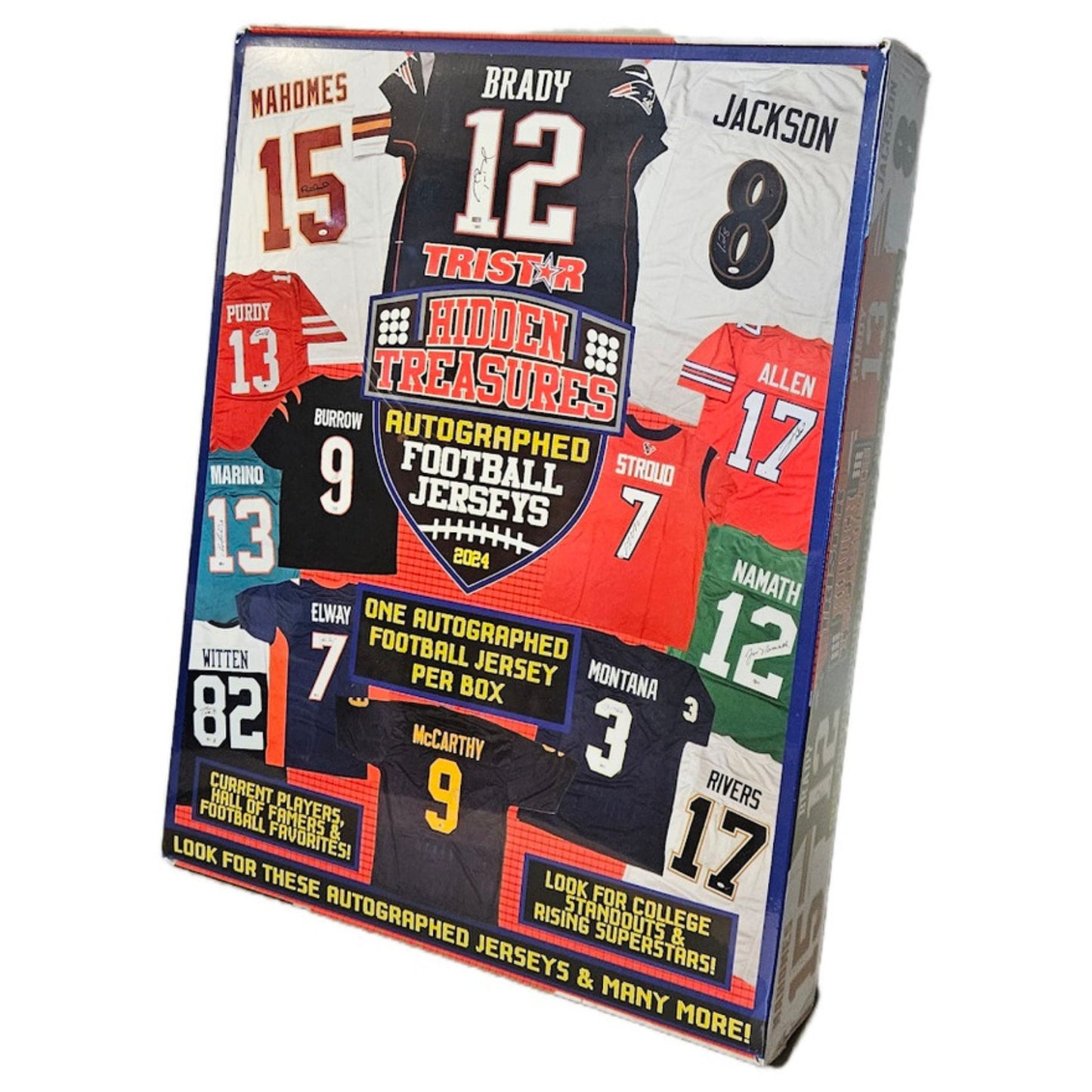 2024 Tristar Hidden Treasures Autographed Football Jersey Edition Box - Trading Card Market