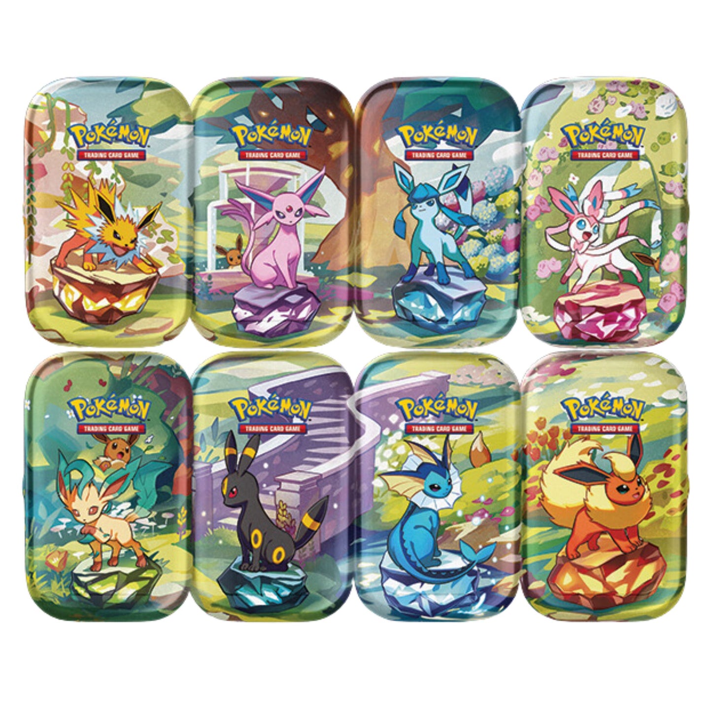 Pokemon Scarlet & Violet Prismatic Evolutions Mini Tin Display - Trading Card Market