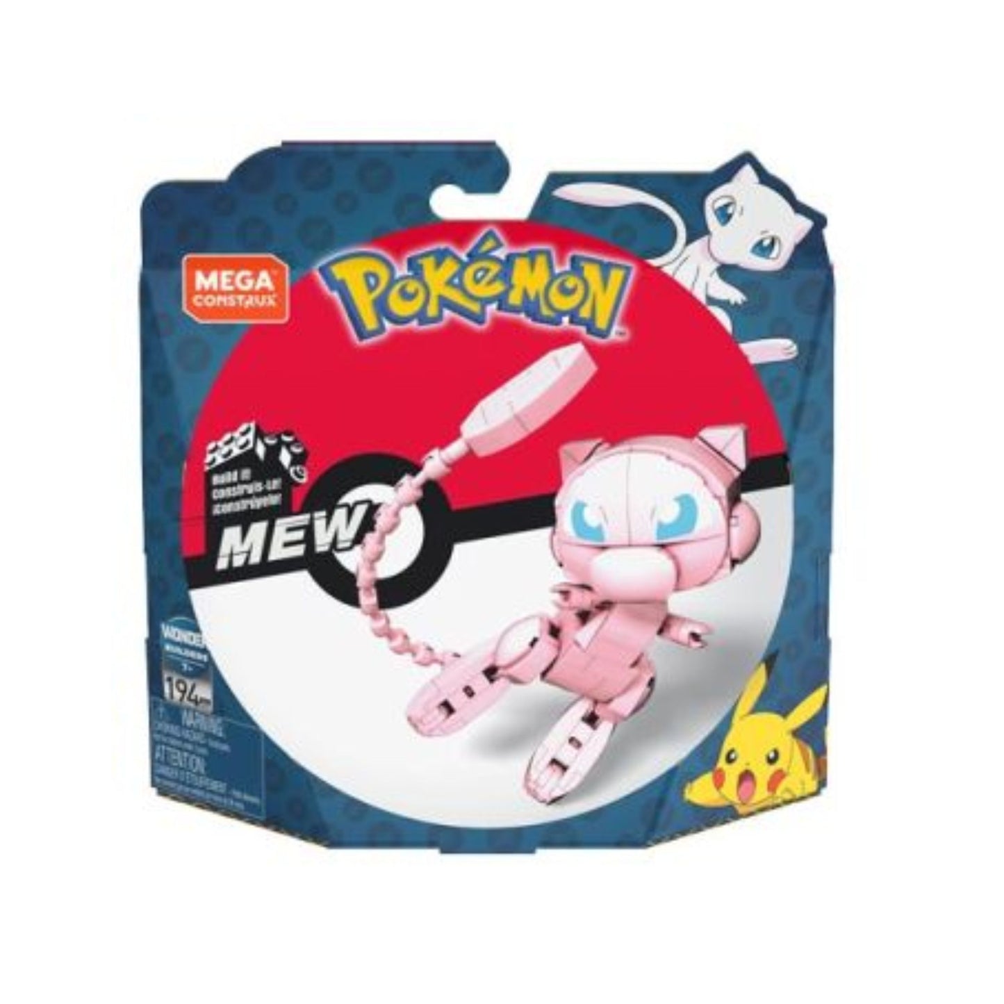 Mattel Mega Construx Pokemon Medium Mew - Trading Card Market