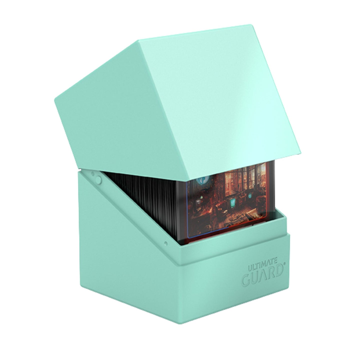 Ultimate Guard Boulder 100+ Standard Solid Mint Green Deck Case - Trading Card Market