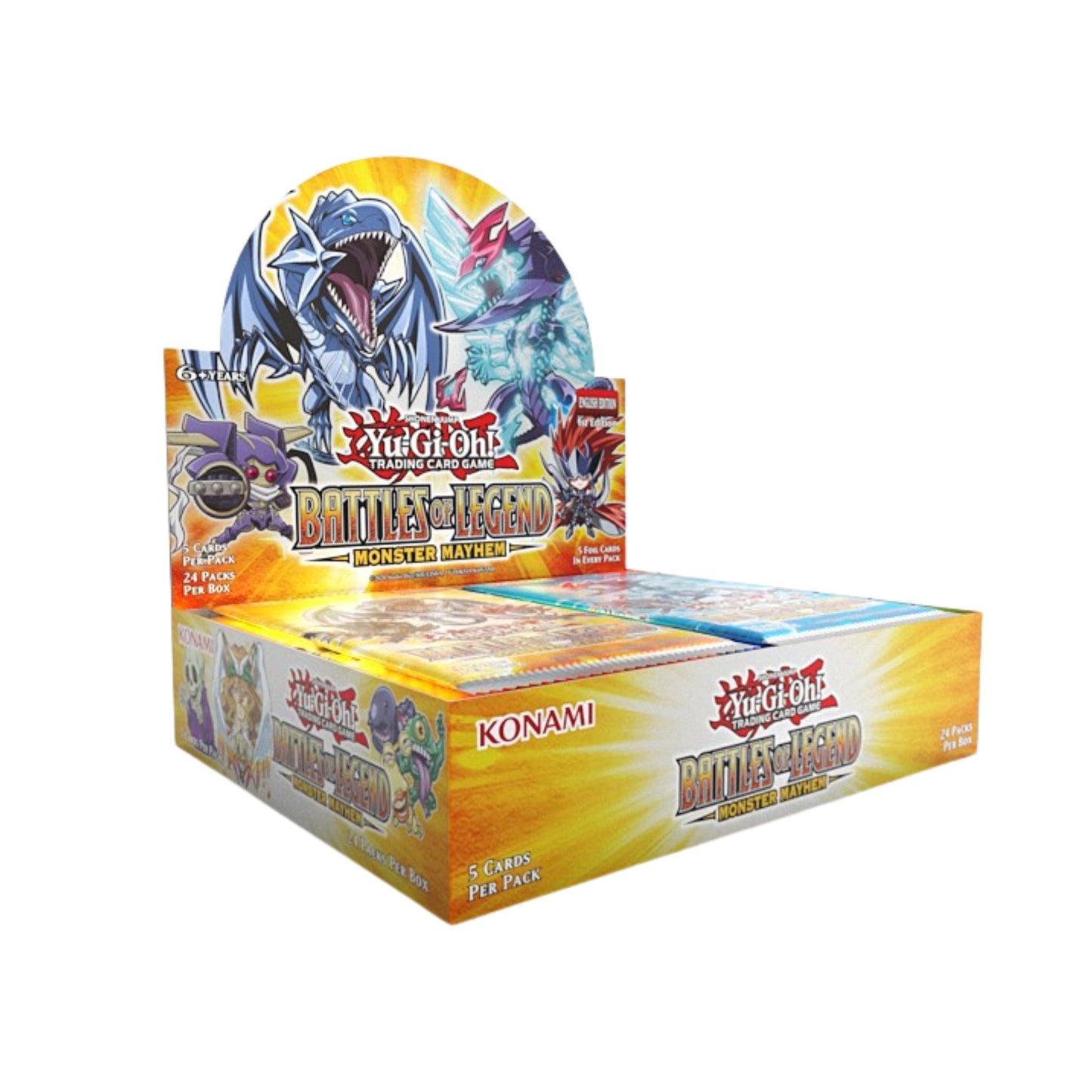 Yu - Gi - Oh Battles of Legend Monster Mayhem Booster Box (Back - to - School Sale) - Trading Card Market