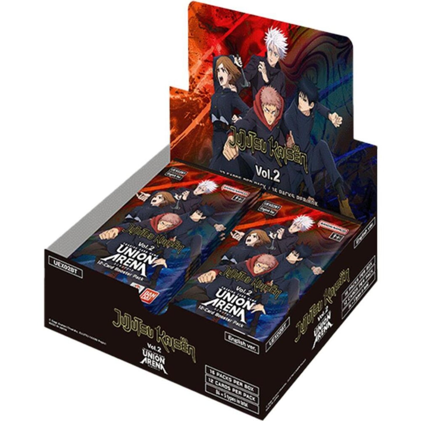 Union Arena Jujutsu Kaisen Vol. 2 Booster Box (Back - to - School Sale) - Trading Card Market