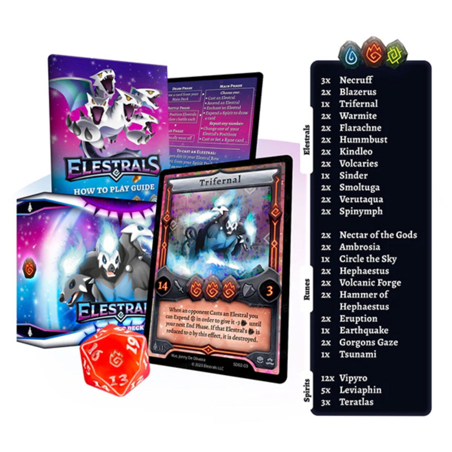 Elestrals 1st Edition Starter Deck Trifernal - Trading Card Market