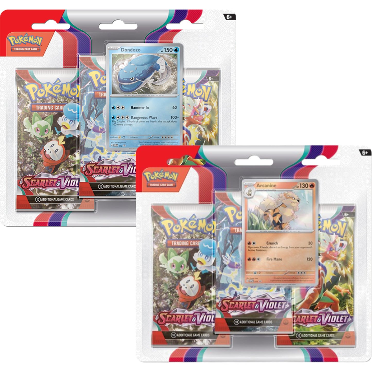 Pokemon Scarlet & Violet Base Set 3 Booster Pack Blister - Trading Card Market