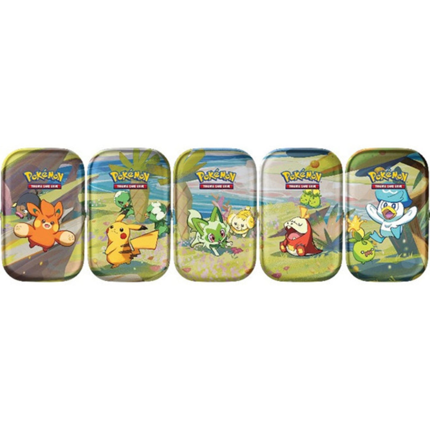 Pokemon Paldea Friends Mini Tin Display (10 Tins) - Trading Card Market