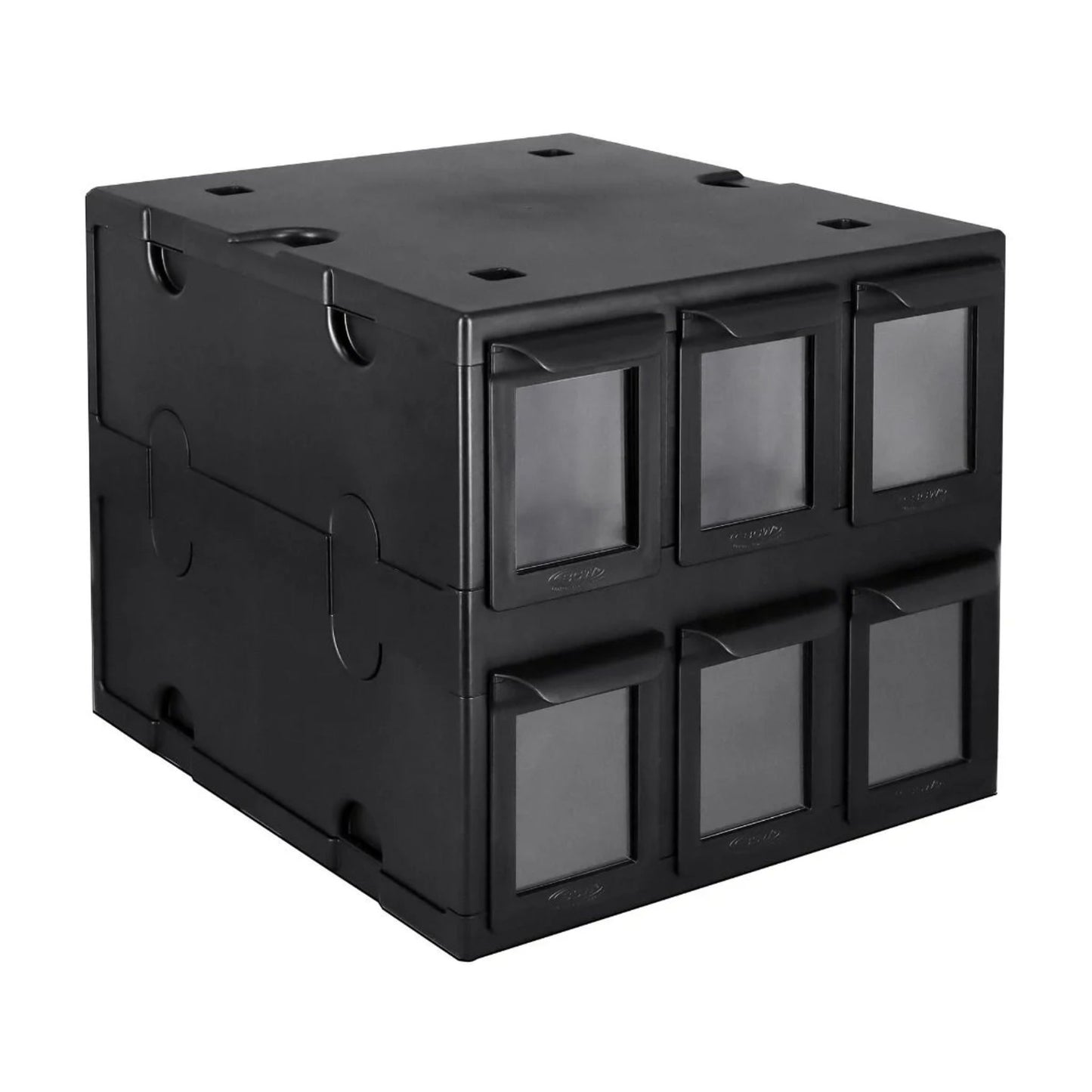 BCW 6 Drawer Card Catalog (Black) - Trading Card Market