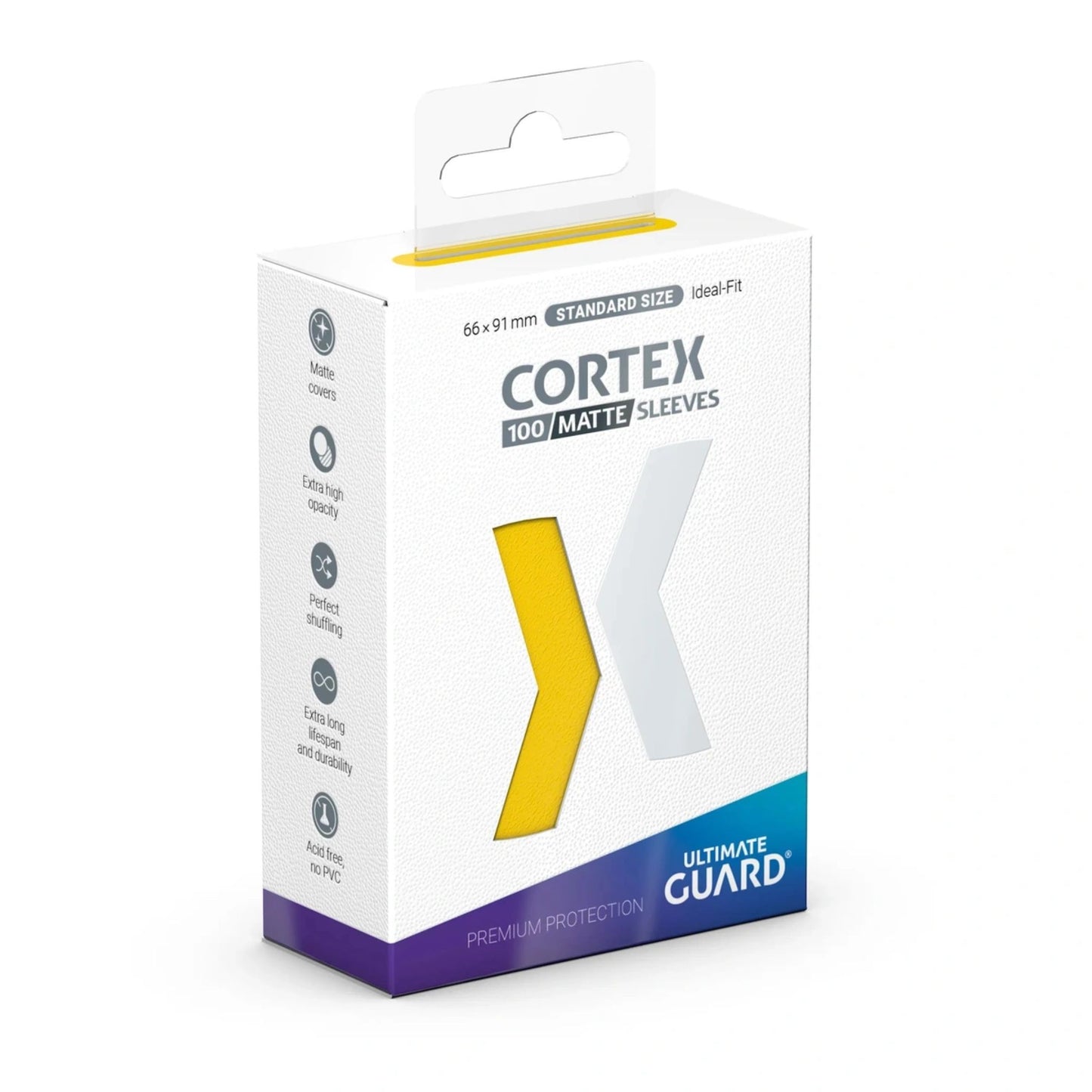 Ultimate Guard Cortex Standard Size Yellow Matte - Trading Card Market