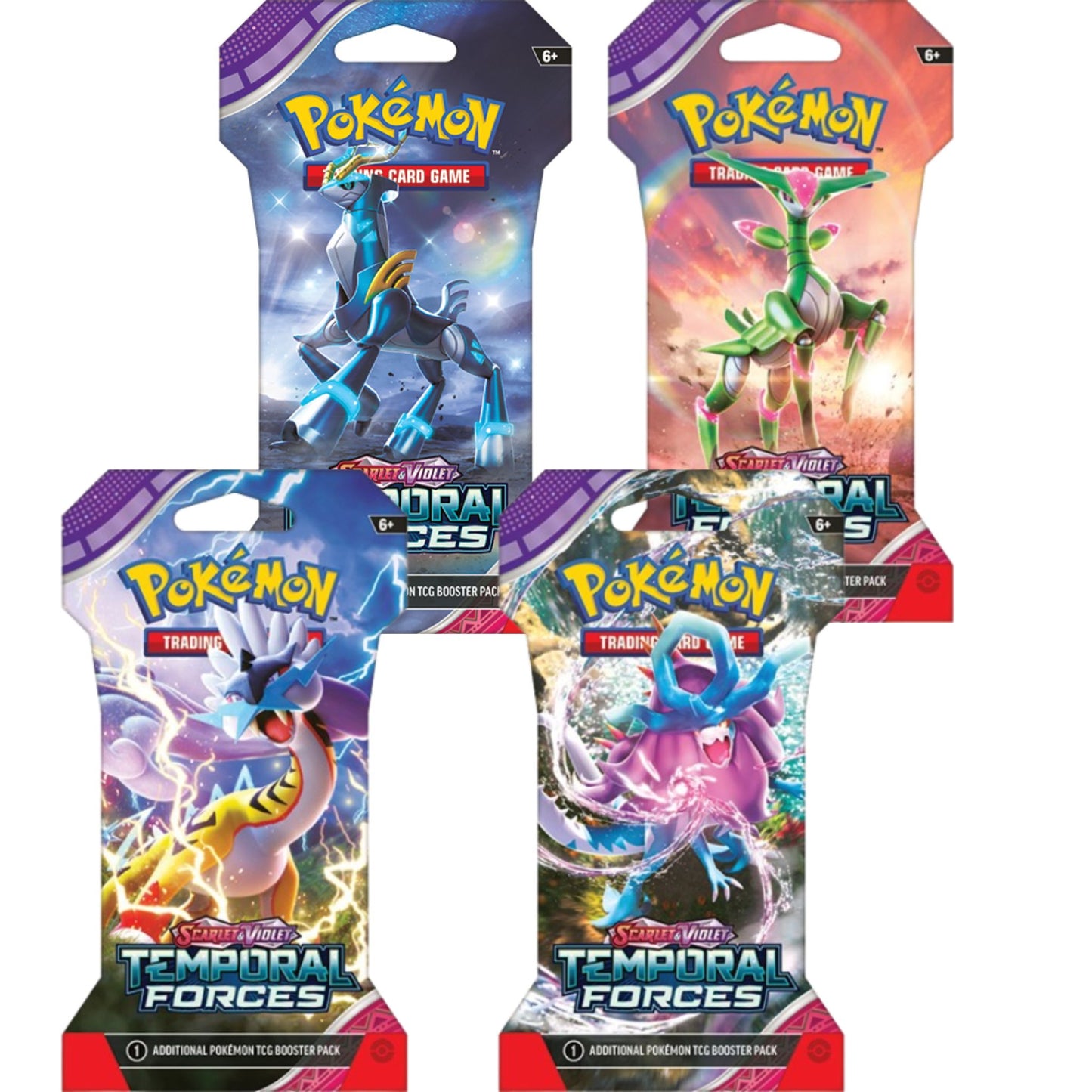 Pokemon Scarlet & Violet Temporal Forces Sleeved Booster Pack