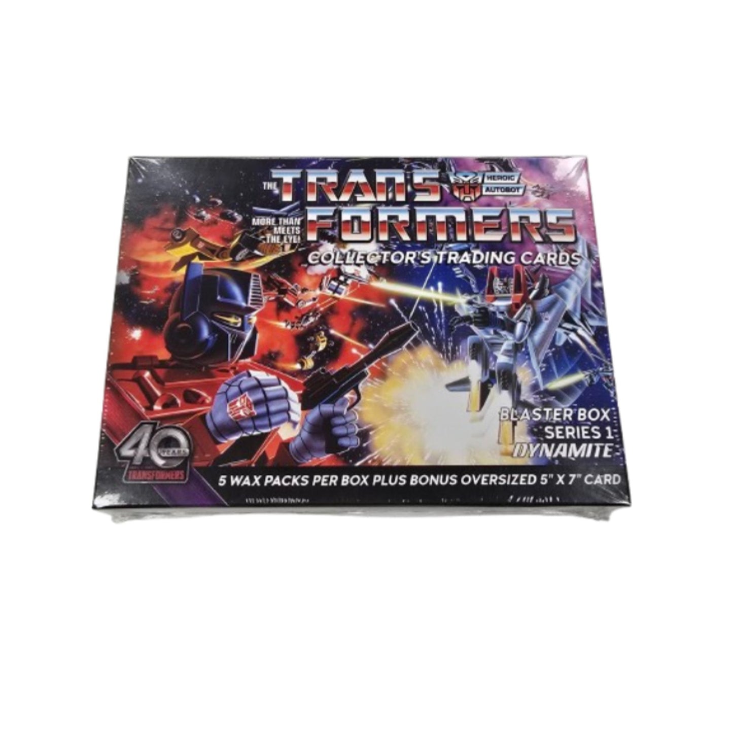 Dynamite Transformers 40th Anniversary Blaster Box - Trading Card Market