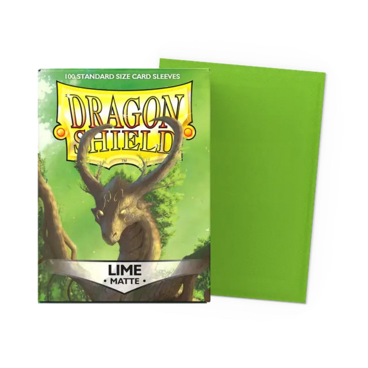 Dragon Shield Sleeves Standard Matte Lime - Trading Card Market