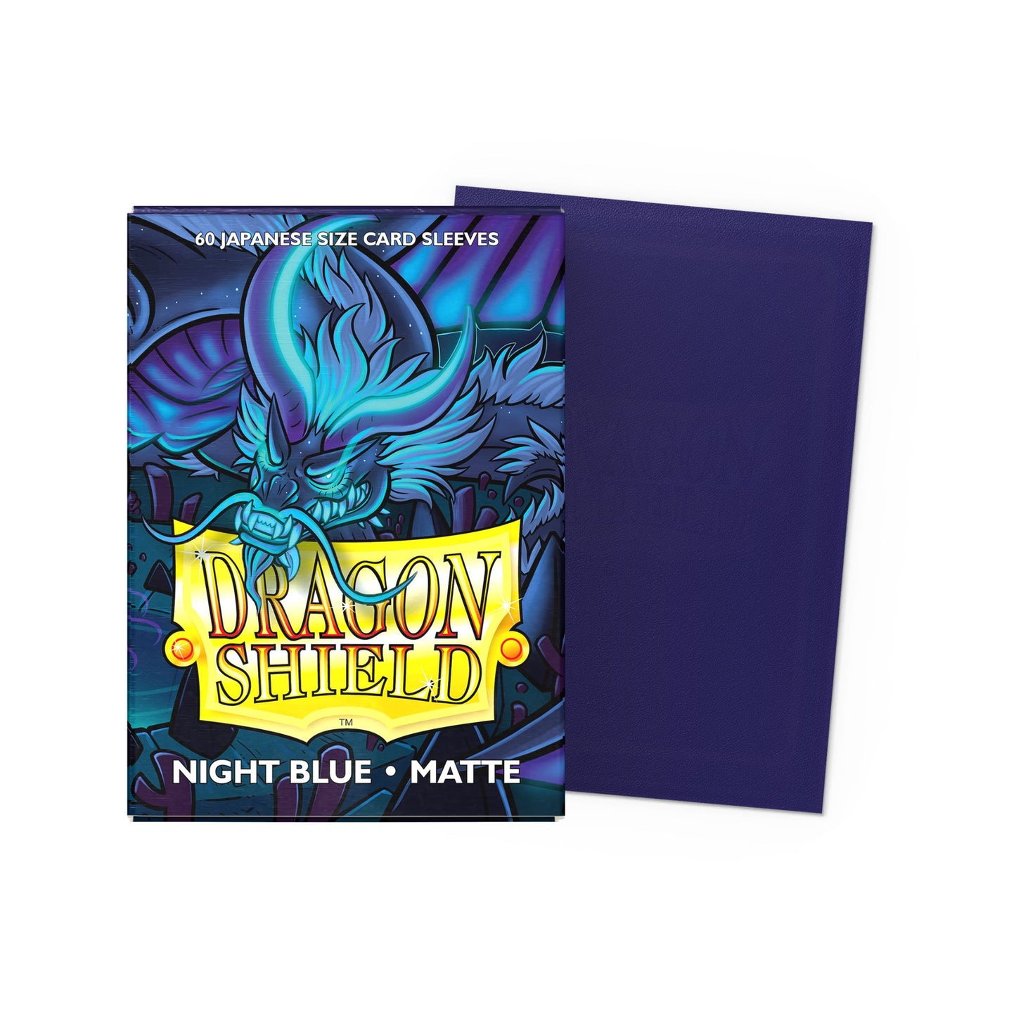 Dragon Shield Sleeves Japanese Matte Night Blue - Trading Card Market