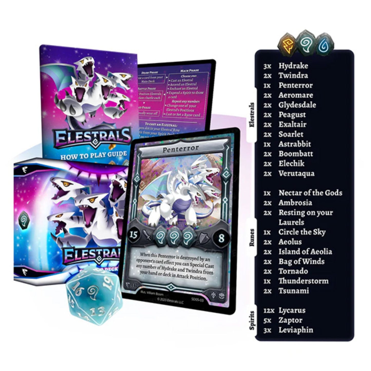 Elestrals 1st Edition Starter Deck Penterror - Trading Card Market
