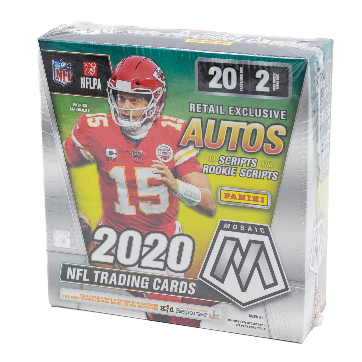 2020 Panini Mosaic Football Retail Mega Box - Trading Card Market