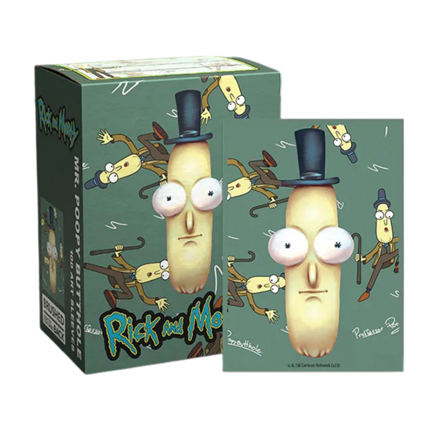 Dragon Shield Sleeves Standard Brushed Rick & Morty 'Mr. Poopy Butthole' - Trading Card Market