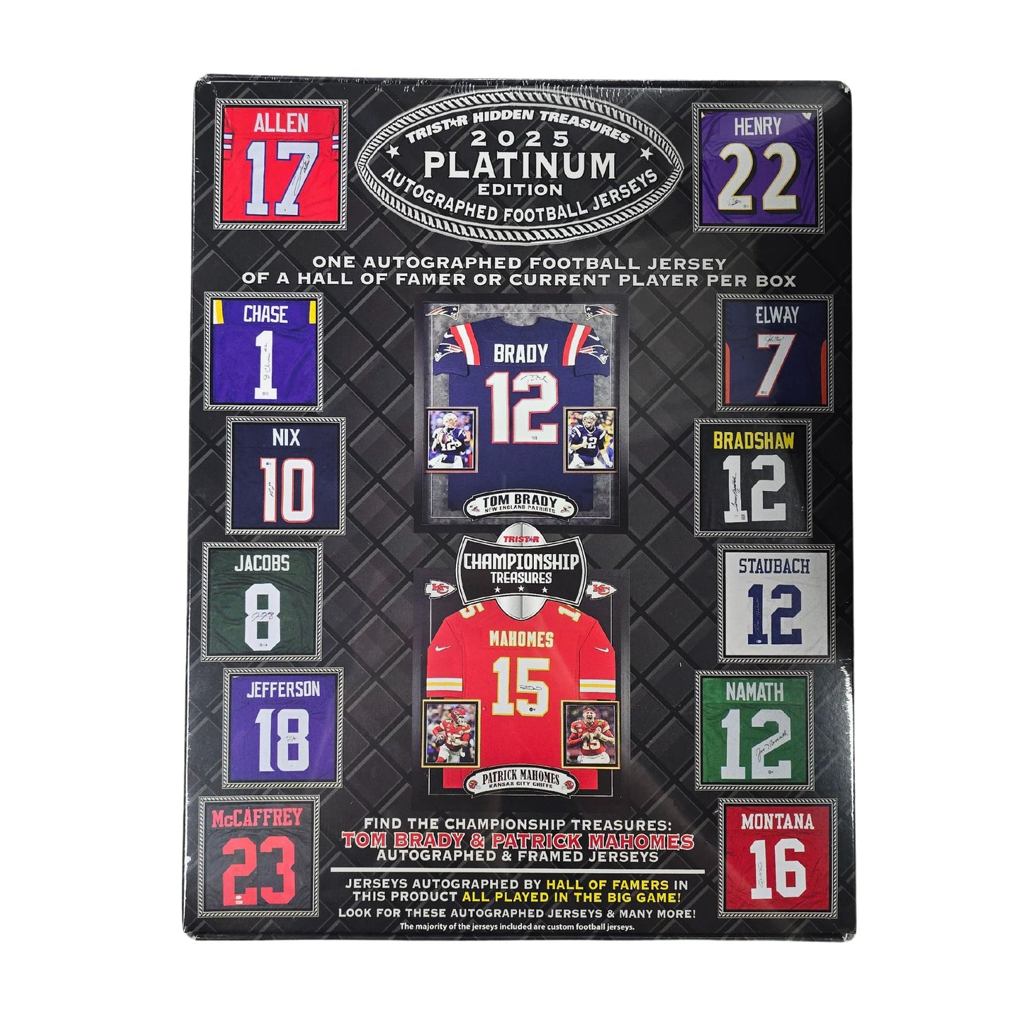 2025 TriStar Platinum Edition Autographed Football Jersey Box - Trading Card Market