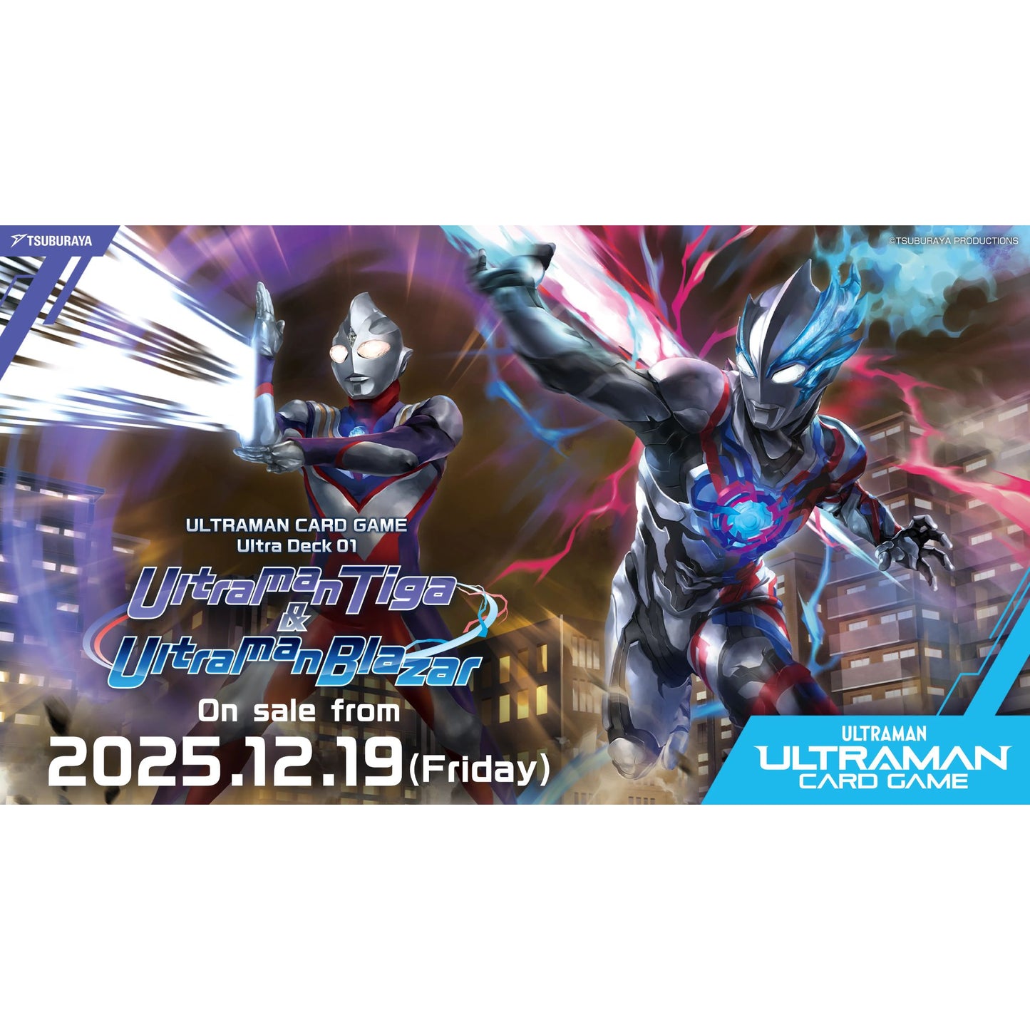 Ultraman Ultra Deck 01 Ultraman Tiga & Ultraman Blazar - Trading Card Market