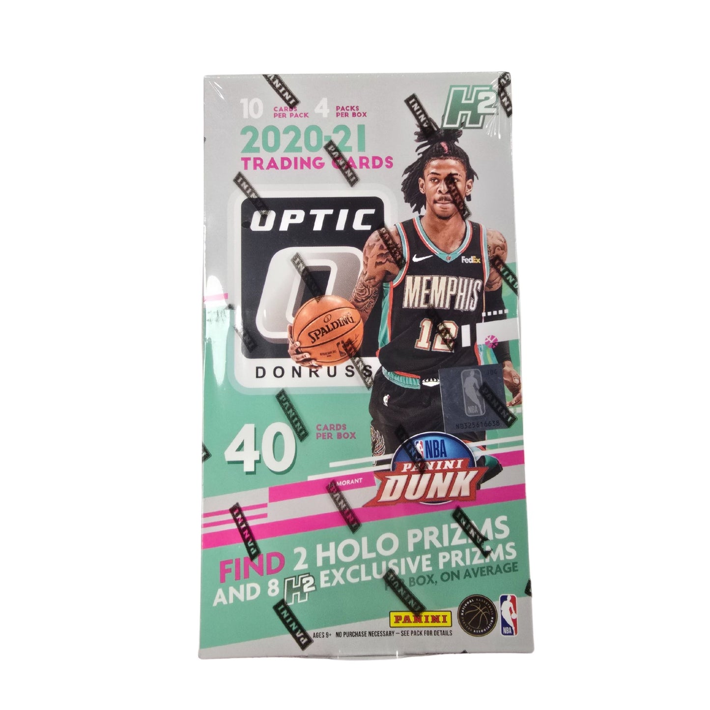 2020/21 Panini Donruss Optic Basketball H2 Hobby Hybrid Box