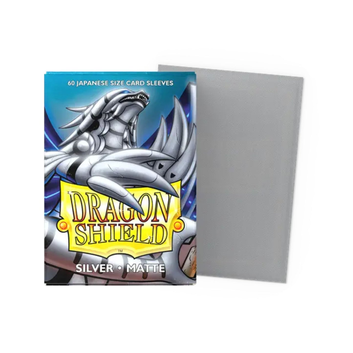Dragon Shield Sleeves Japanese Matte Silver - Trading Card Market