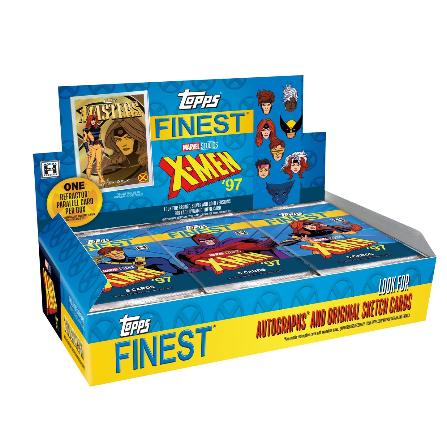 2025 Topps Finest X - Men '97 Hobby Box - Trading Card Market