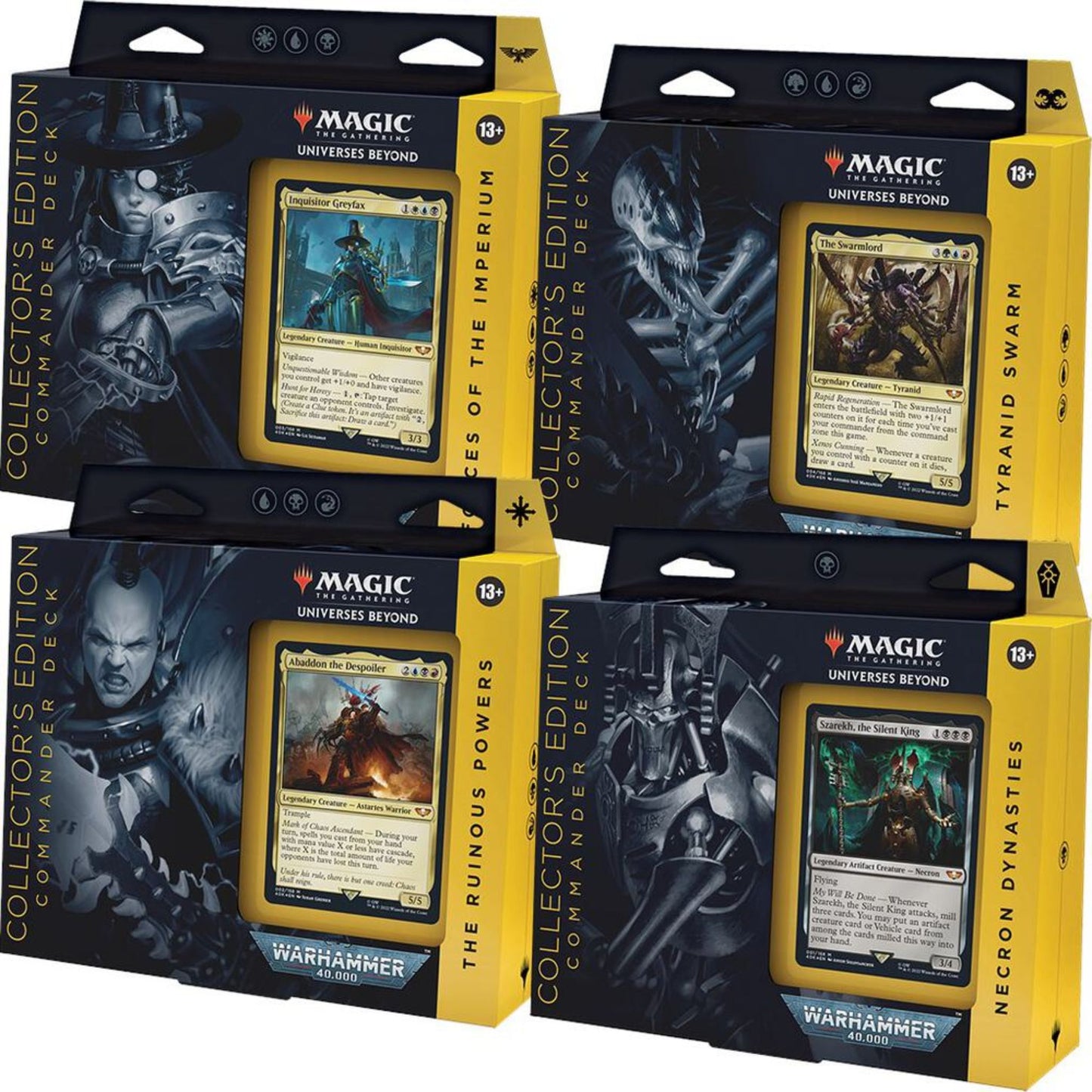 Magic The Gathering Universes Beyond Warhammer 40K Commander Deck (Collector Edition) (4 Decks) - Trading Card Market