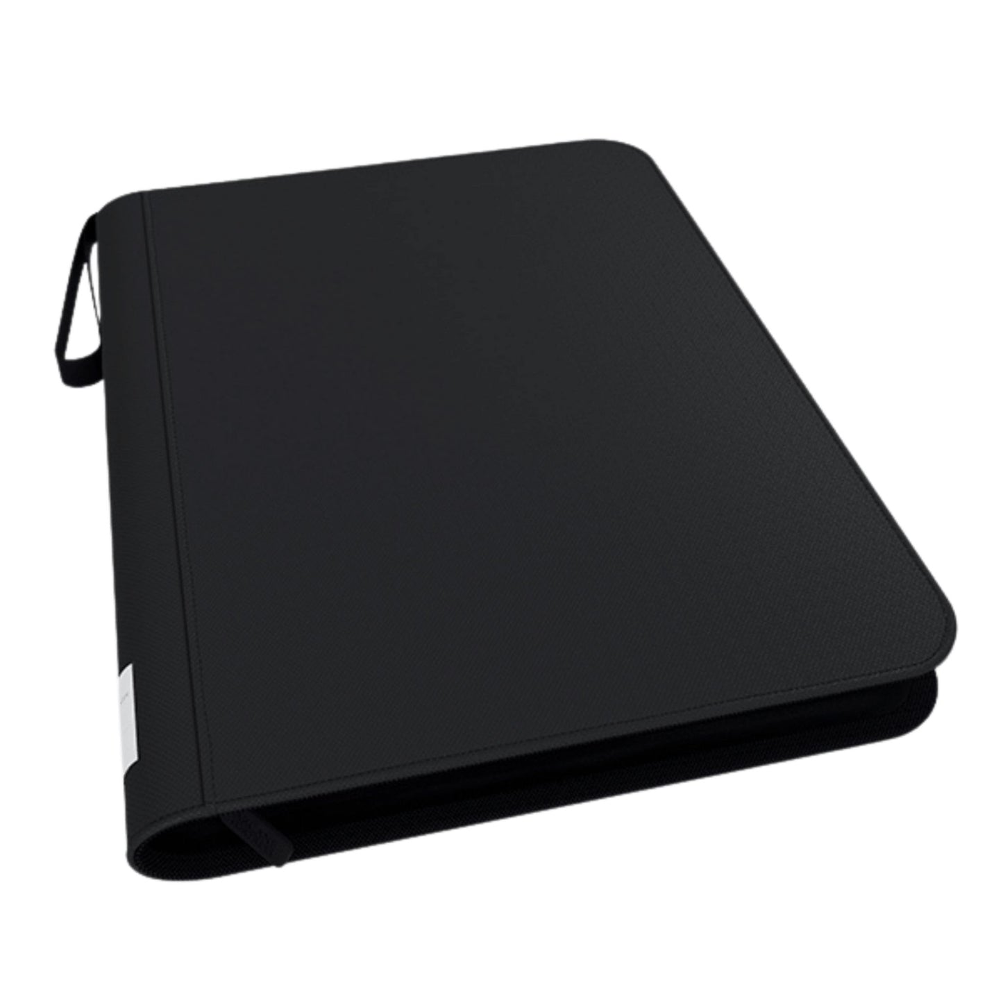 Arcance Fortress 9 - Pocket Solid Black Zippered Toploader Binder - Trading Card Market