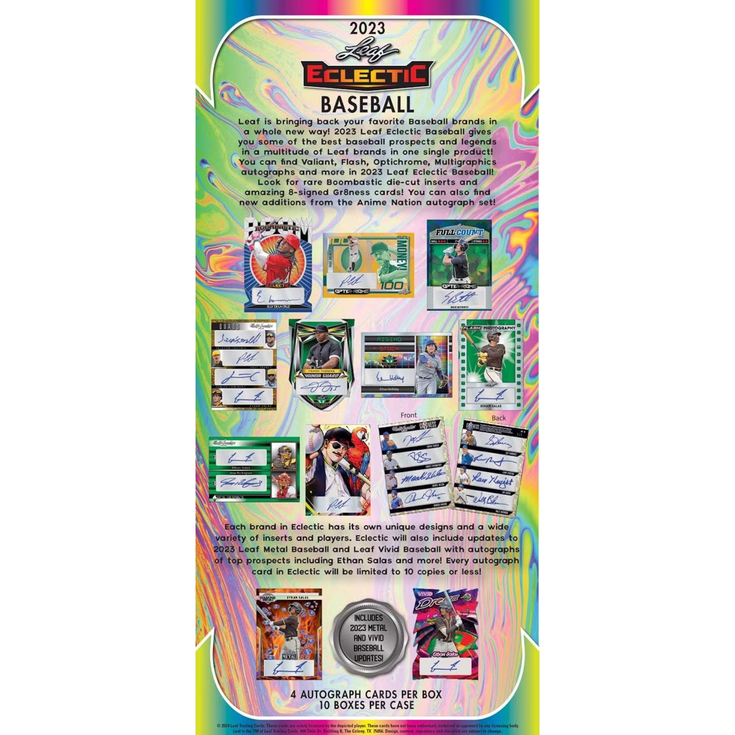 2023 Leaf Eclectic Baseball Hobby Box (Back - to - School Sale) - Trading Card Market