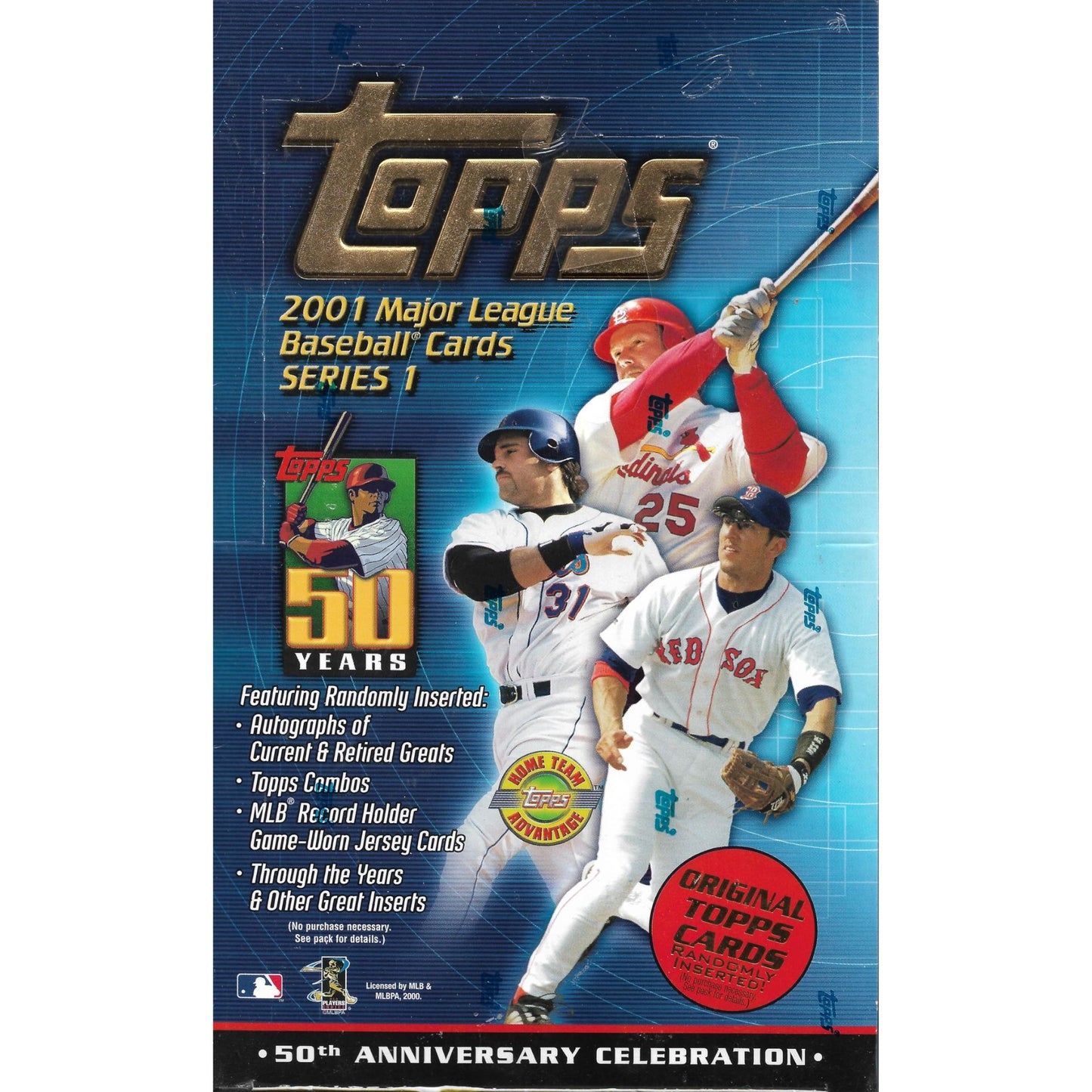 2001 Topps Series 1 Baseball Hobby Box - Trading Card Market