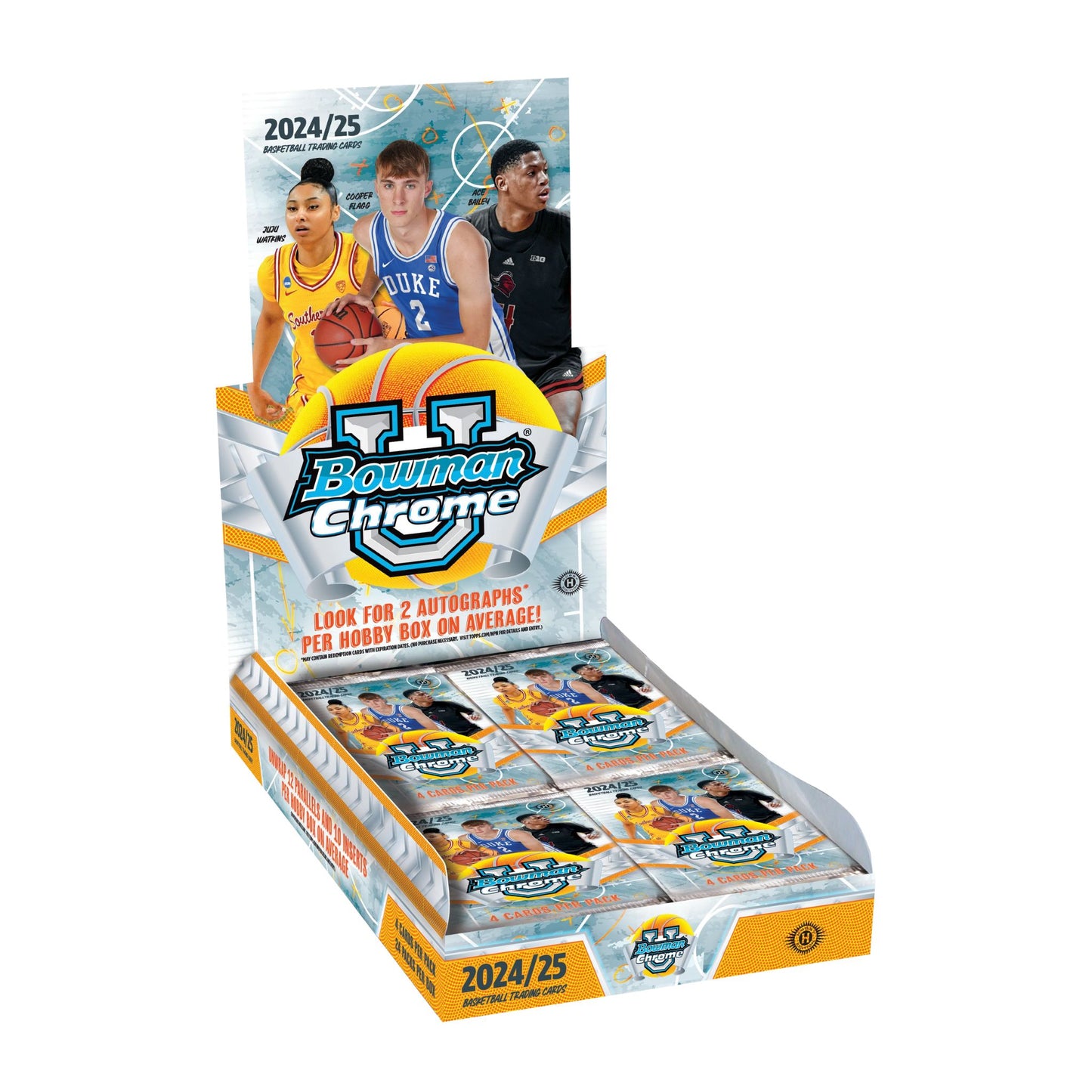 2024/25 Bowman Chrome University Basketball Hobby Box