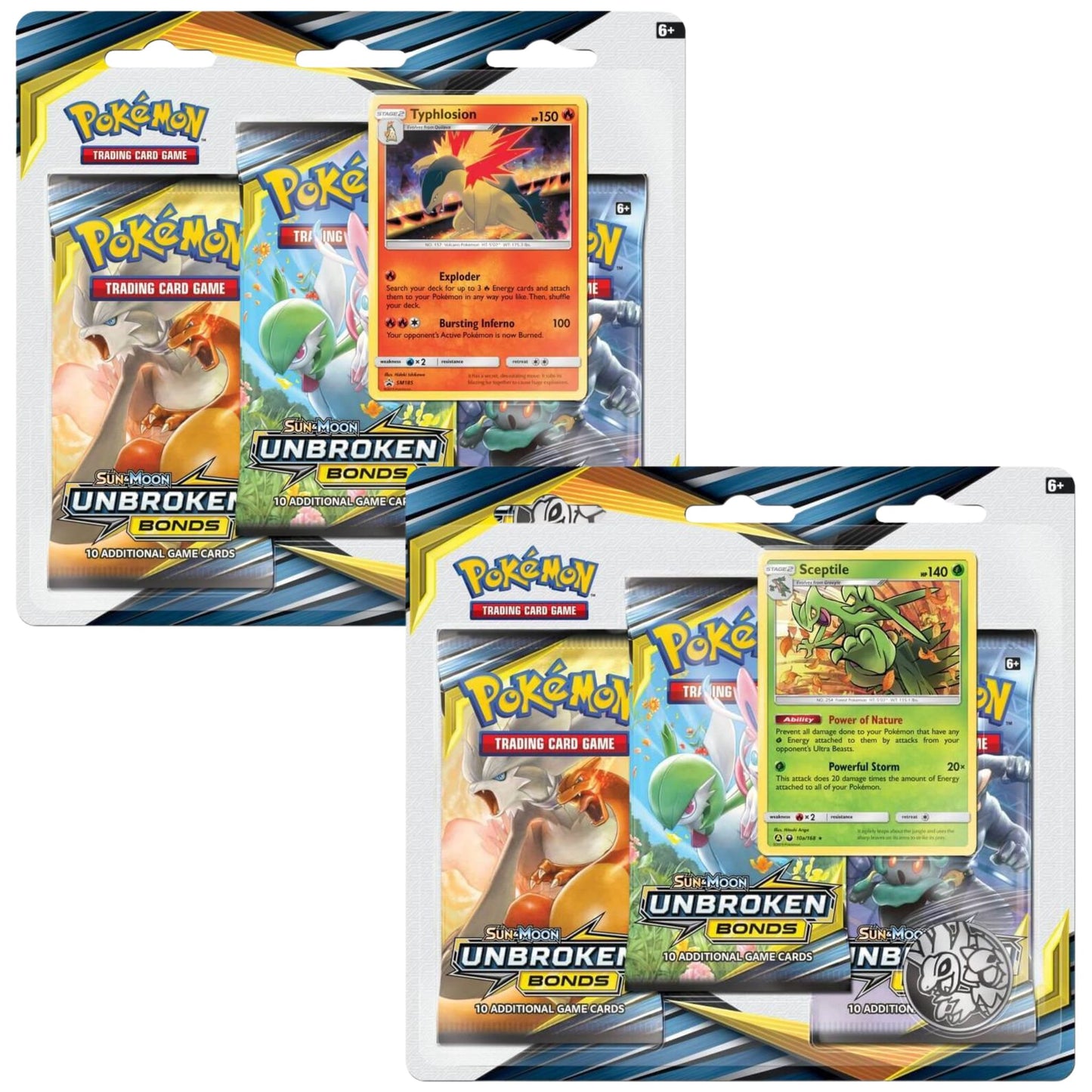 Pokemon Sun & Moon Unbroken Bonds 3-Pack Blister
