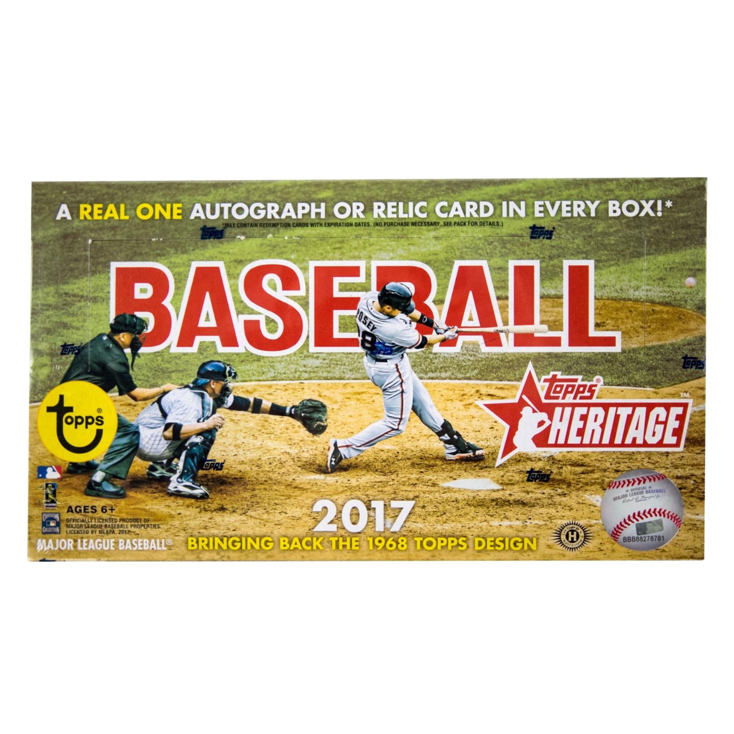 2017 Topps Heritage Baseball Hobby Box - Trading Card Market