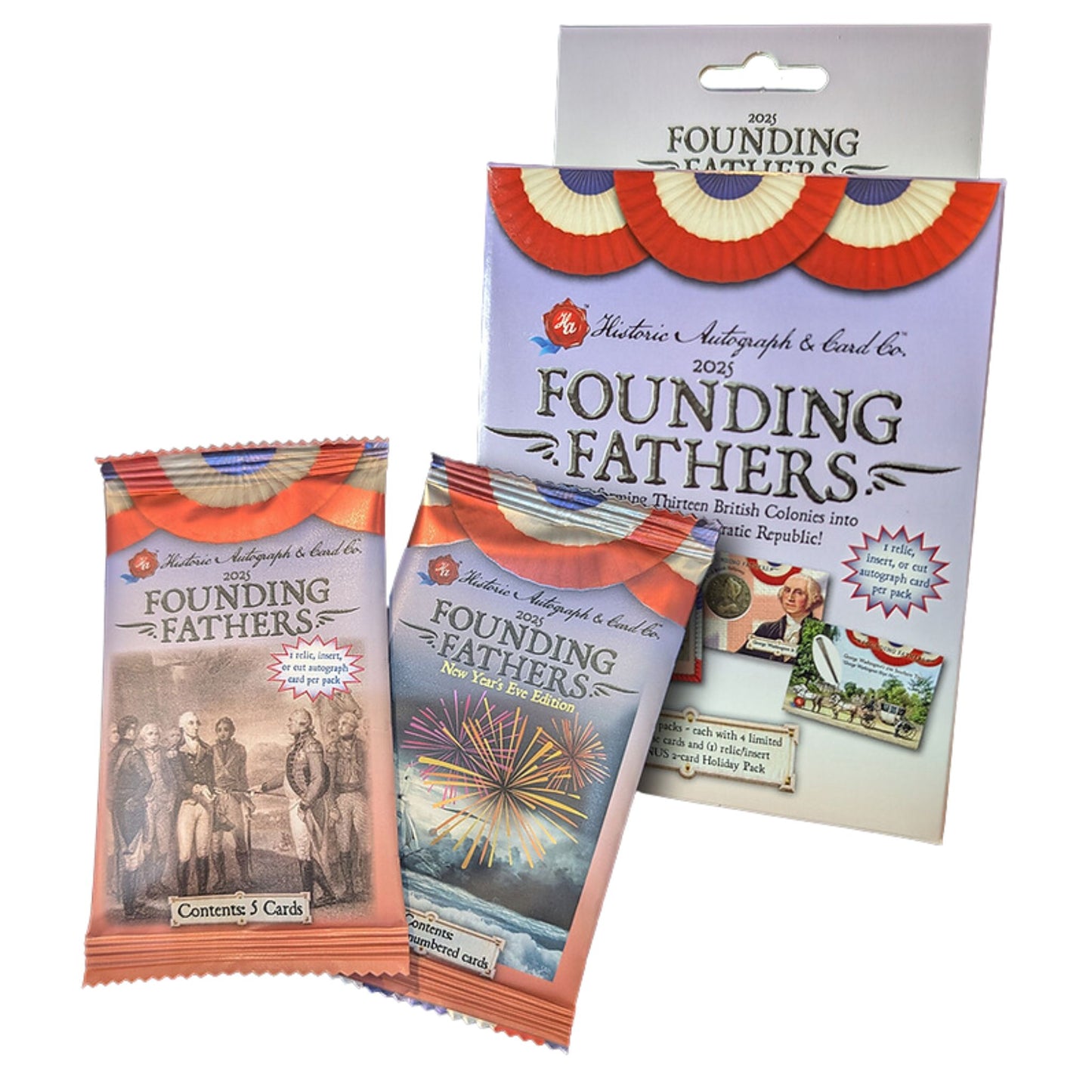 2025 Historic Autographs Founding Fathers Hobby Box (Back - to - School Sale) - Trading Card Market