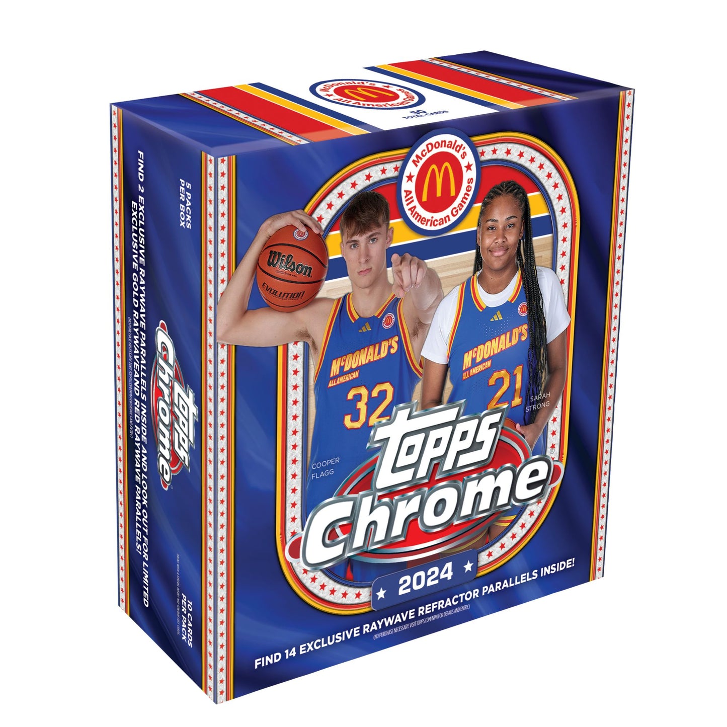 2024 Topps Chrome McDonald's All - American Basketball Mega Box - Trading Card Market