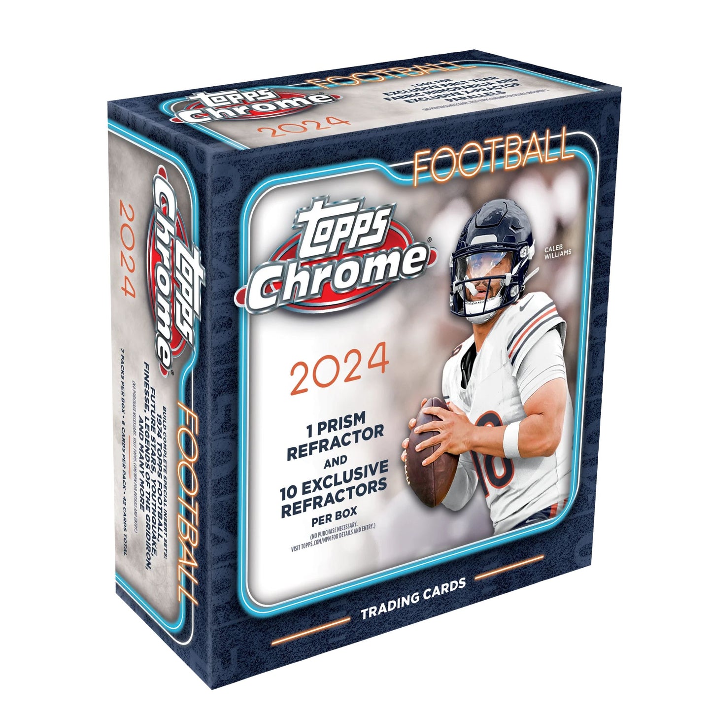 2024 Topps Chrome Football Mega Box - Trading Card Market