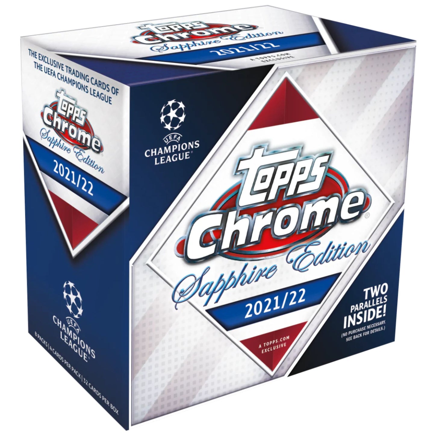2021/22 Topps UEFA Champions League Chrome Soccer Sapphire Edition Box - Trading Card Market