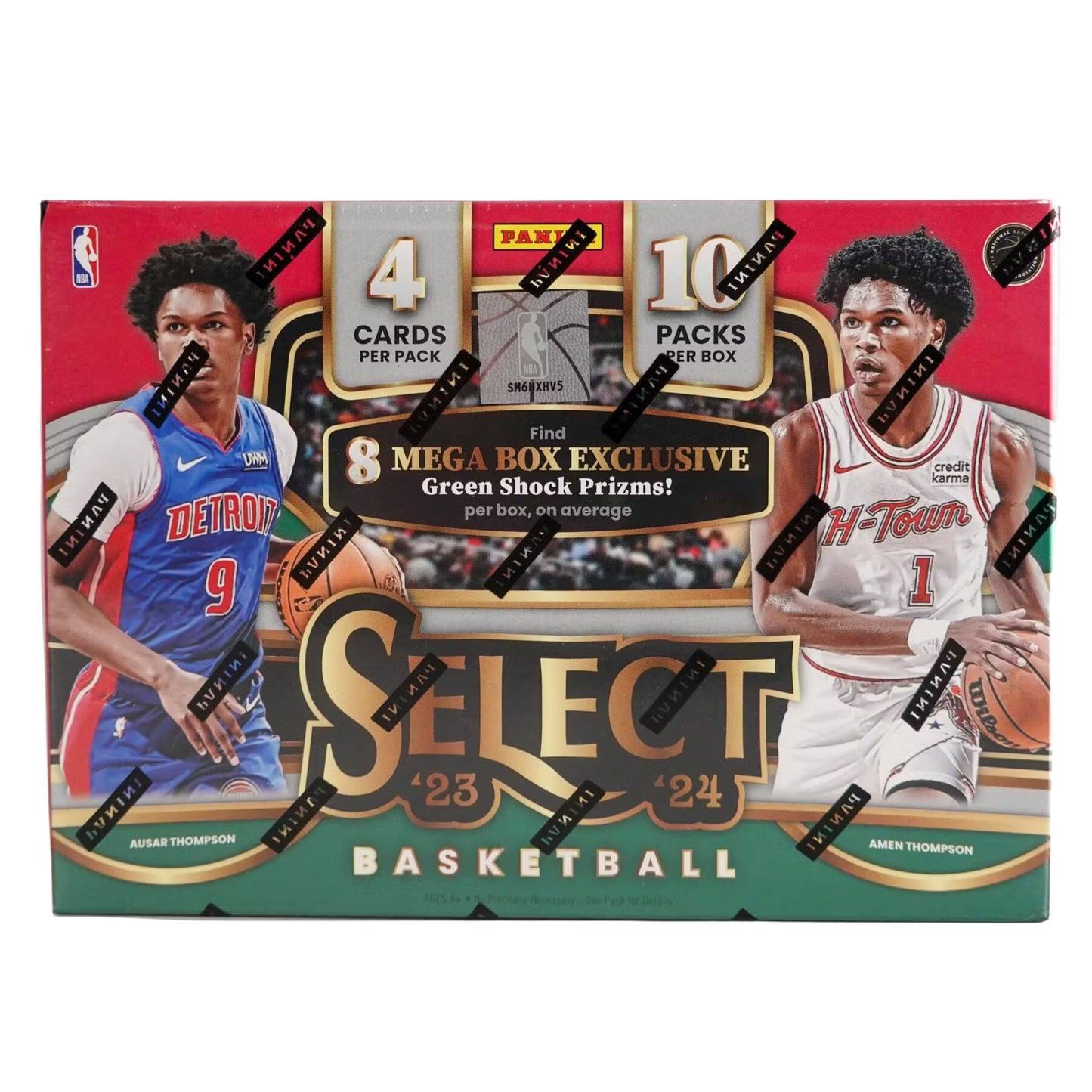 2023/24 Panini Select Basketball Hobby Mega Box (Green Shock Prizms) - Trading Card Market