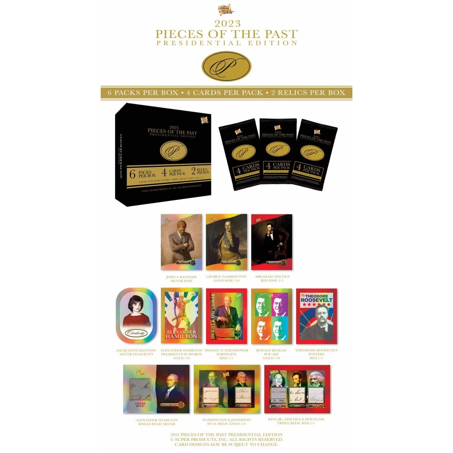 2023 Super Break Pieces of the Past Presidential Edition Box - Trading Card Market