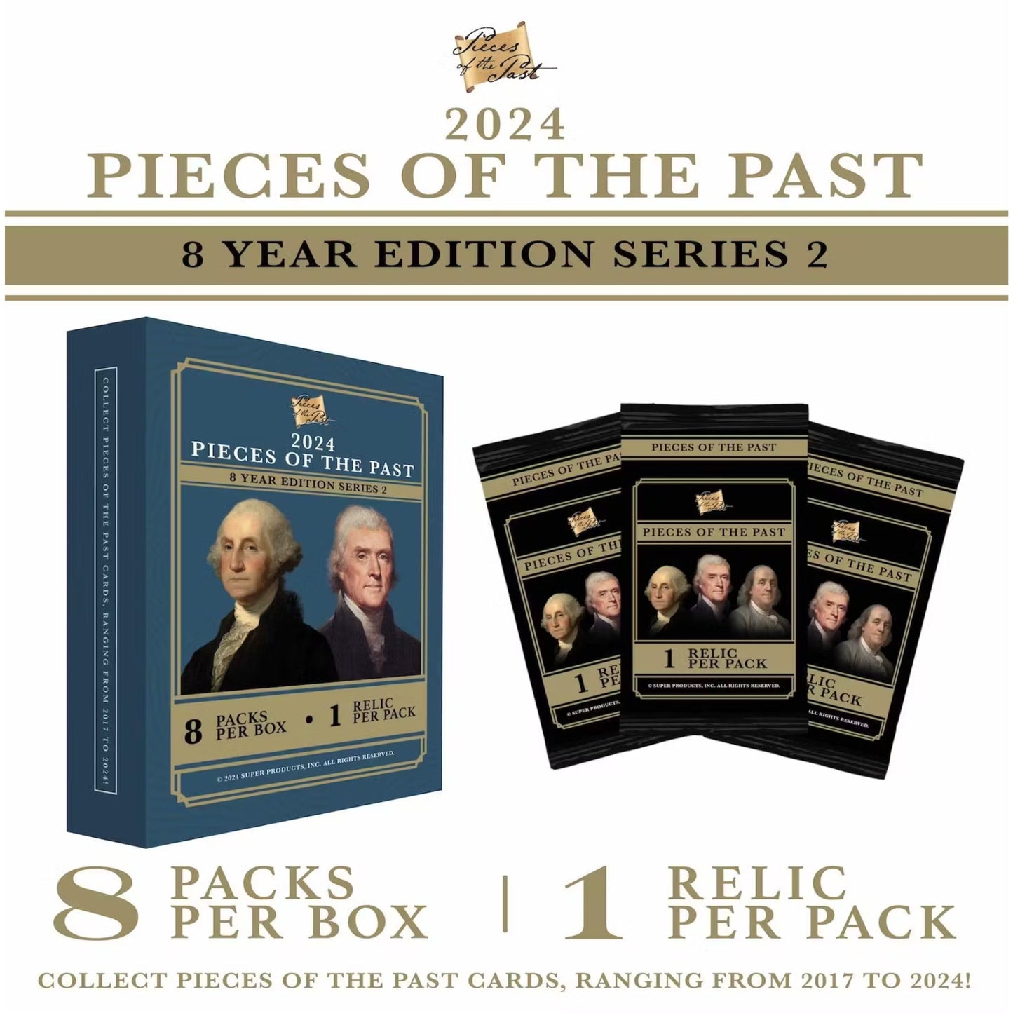 2024 Pieces of the Past 8 Year Collection Series 2 Hobby Box - Trading Card Market