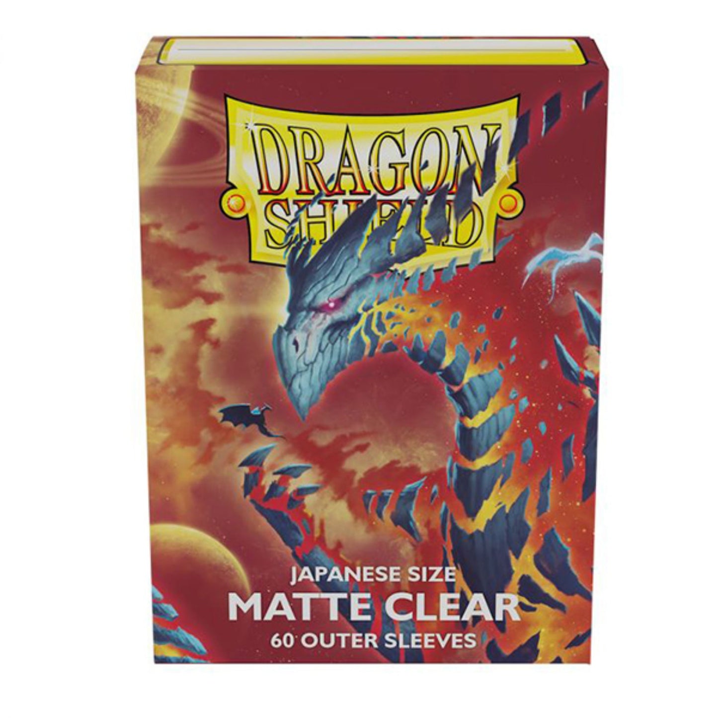Dragon Shield Sleeves Japanese Matte Outer Sleeves Clear Cosmere - Trading Card Market